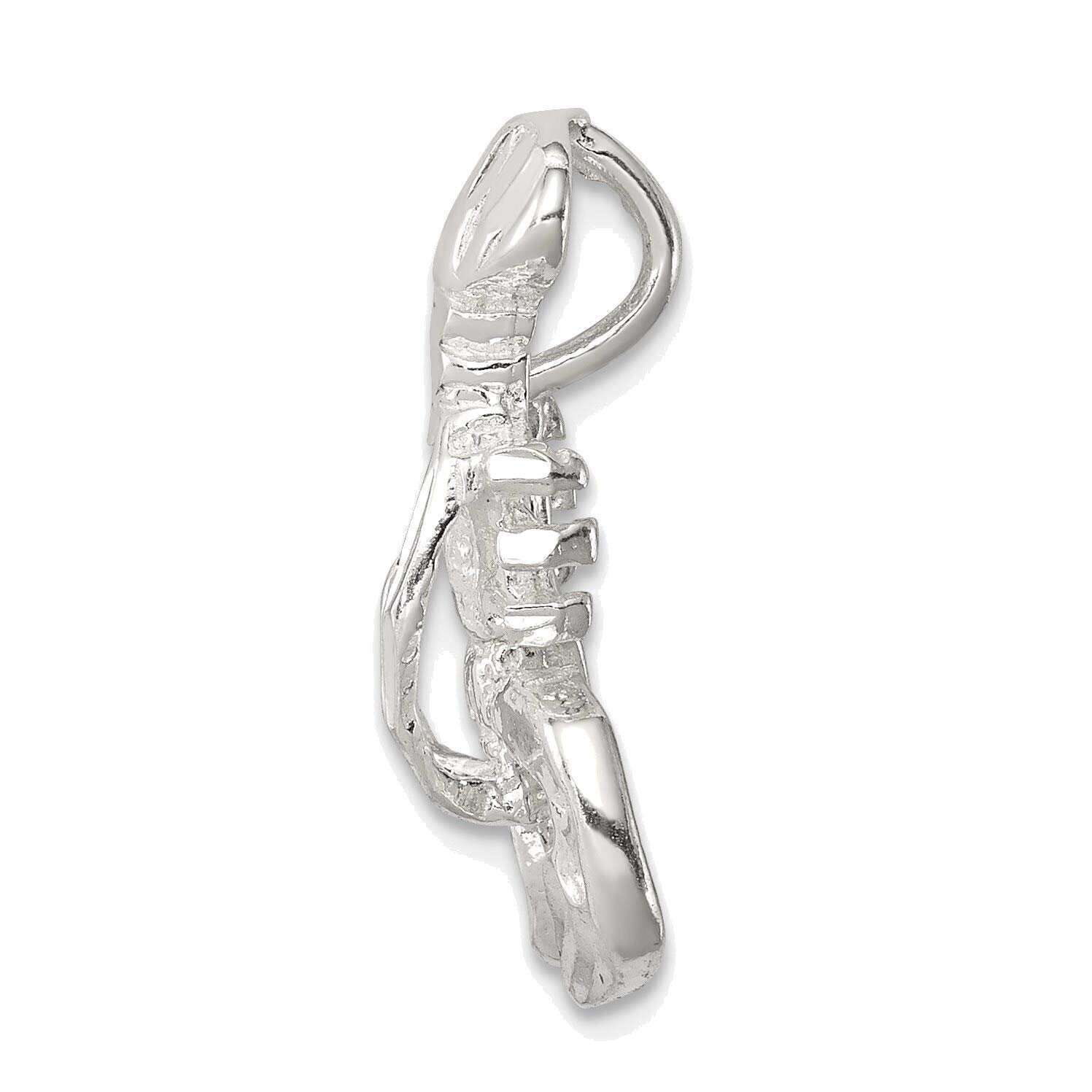 Bonyak Jewelry 925 Sterling Silver Lobster Clasp Chain Slide Charm Pendant - Perfect for Necklaces, Bracelets, and DIY Jewelry Making