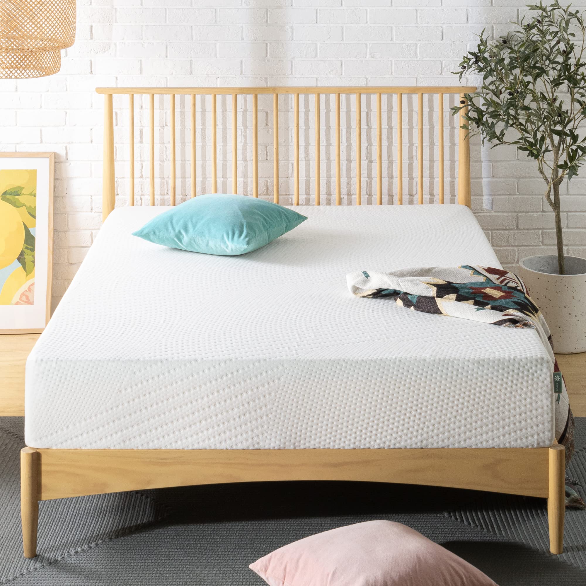 ZINUS 10 Inch Green Tea Infused Memory Foam Mattress - Twin Size, CertiPUR-US Certified, Bed in a Box for Easy Setup | Perfect for Guest Rooms, Dorms & Small Spaces