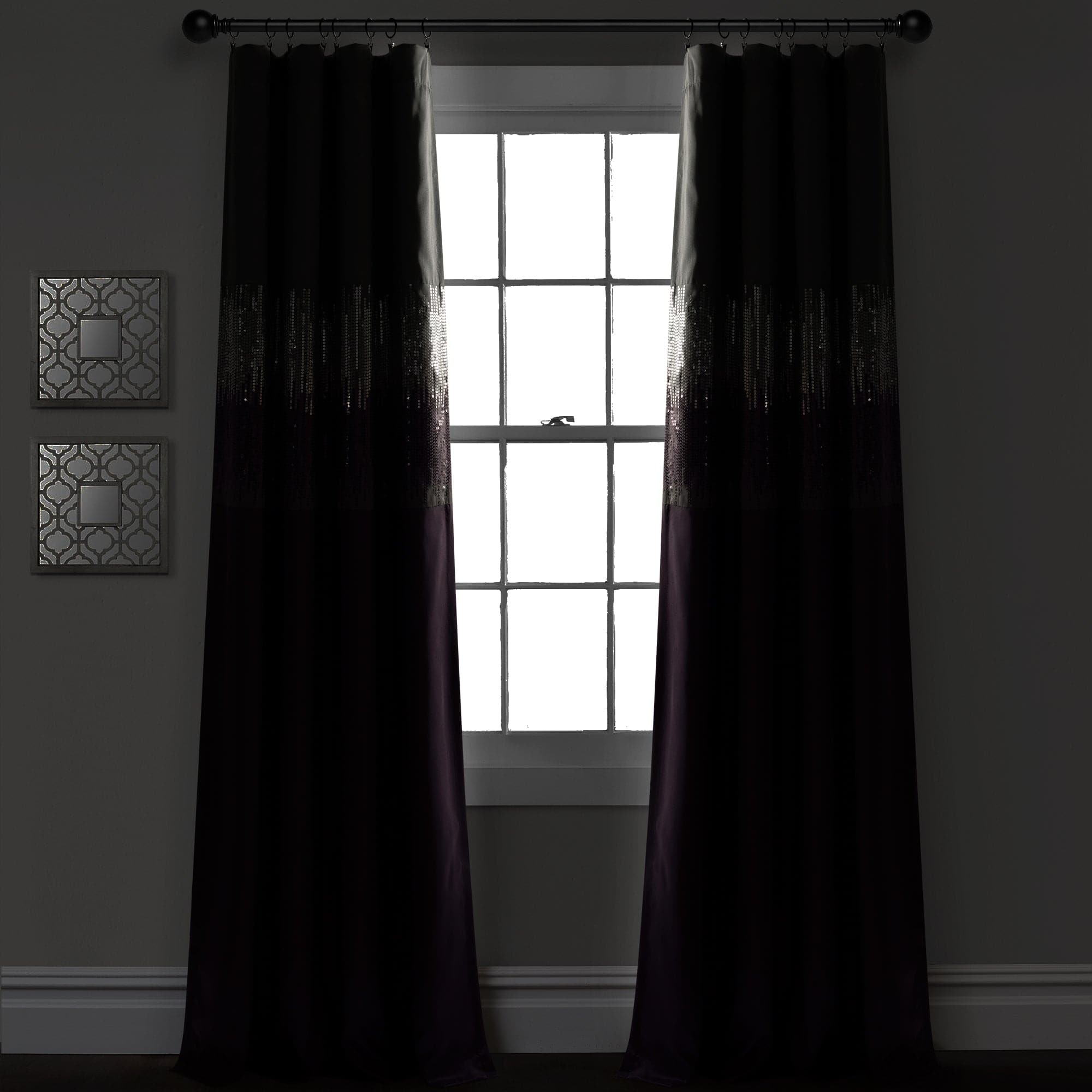 Night Sky 100% Blackout Window Curtain Panel - Thermal Insulated Room Darkening Drapes for Bedroom, Nursery & Home Theater - Blocks Light & Noise for Better Sleep
