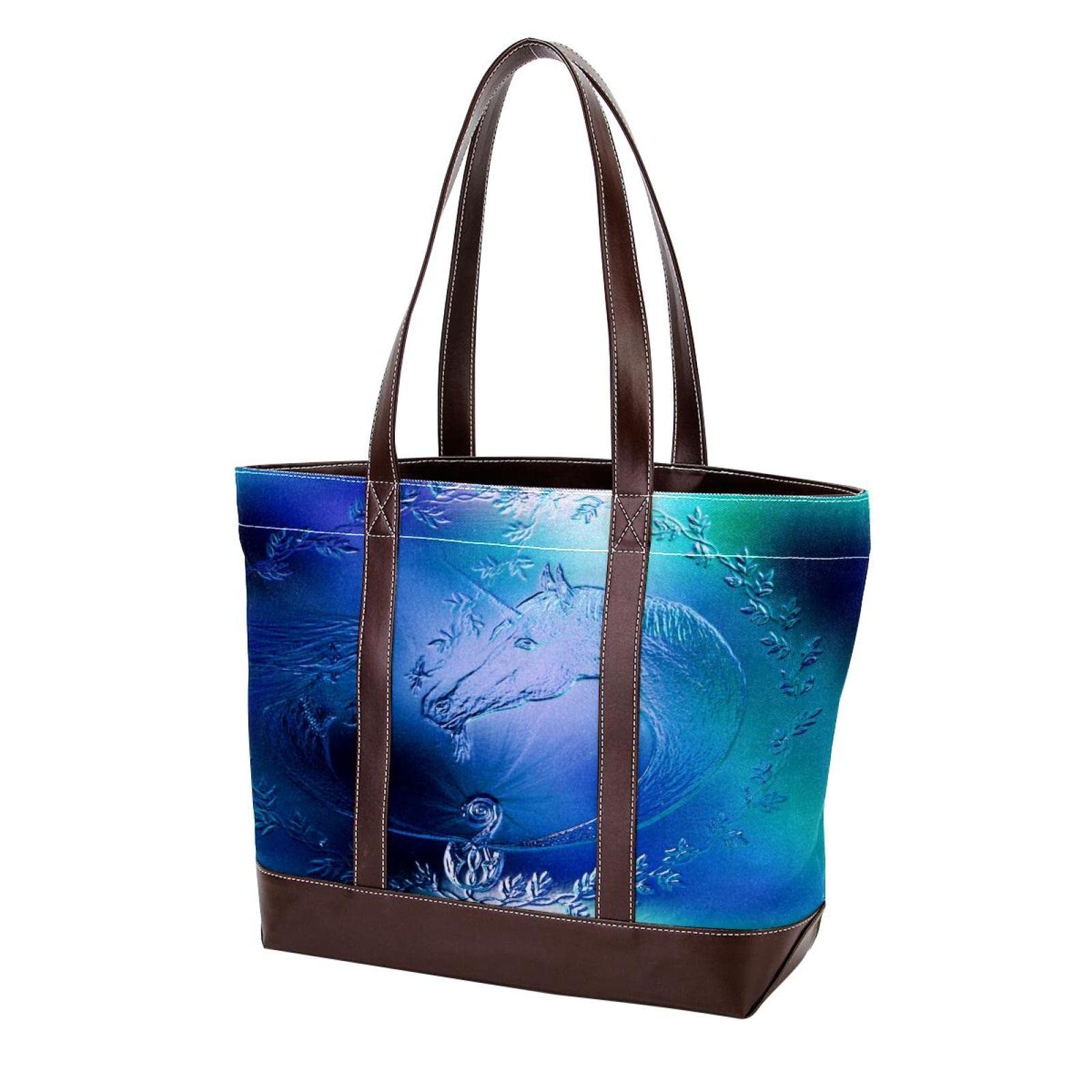 Flamingo Print Tote Bags for Women - Large Leather & Canvas Shoulder Bags, Top Handle Satchel Hobo Purses | Perfect for Work, Travel & Shopping