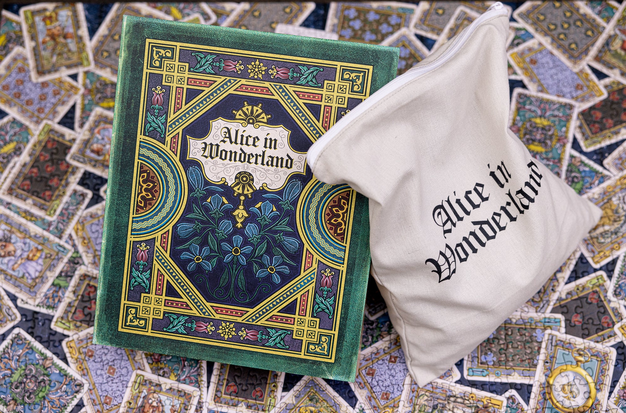 Alice in Wonderland 500-Piece Jigsaw Puzzle for Adults & Kids – Fun Family Game Night & Educational Activity