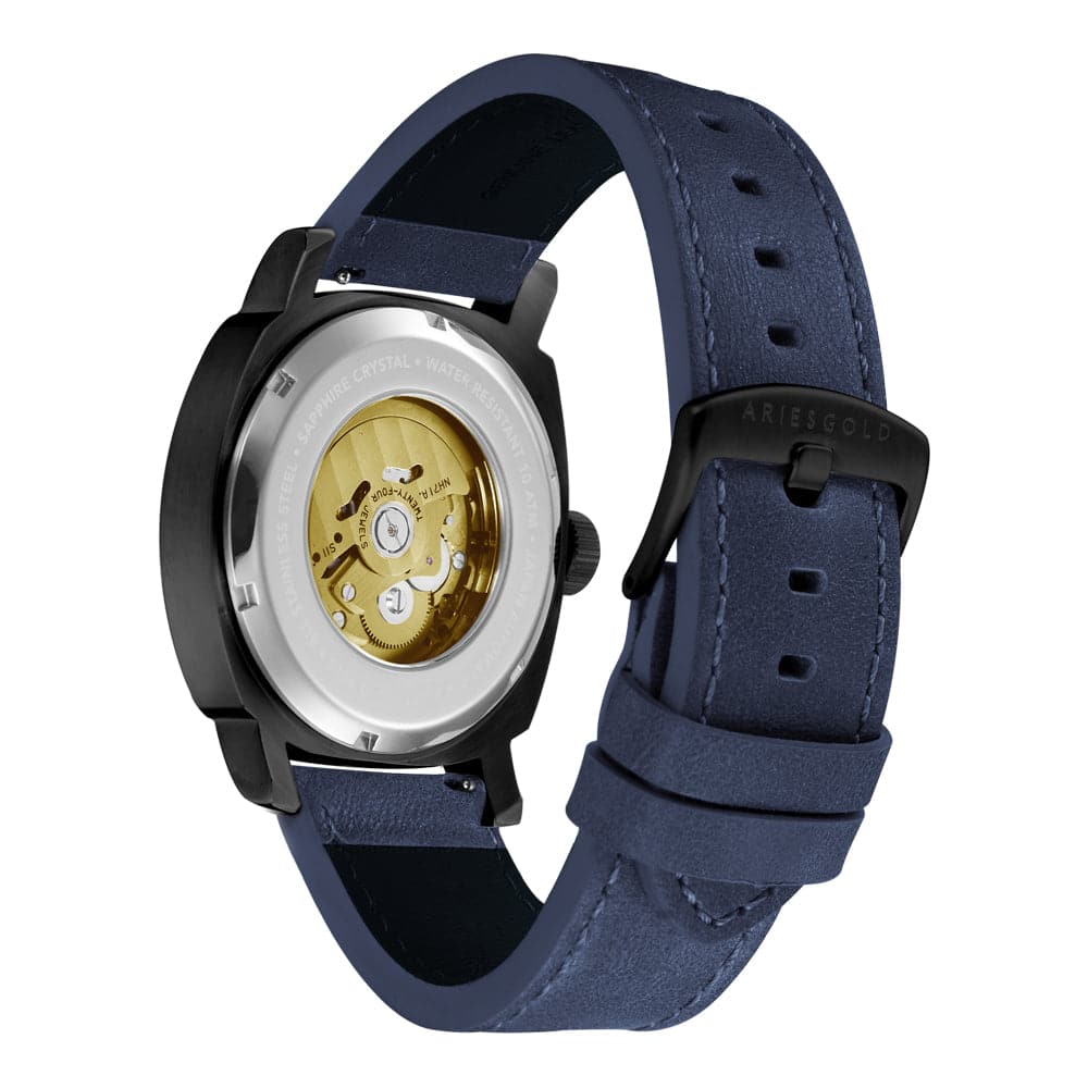ARIES GOLD VANGUARD G 9025 BK BUG Men's Luxury Watch - Stylish Analog Wristwatch for Business, Casual & Outdoor Activities