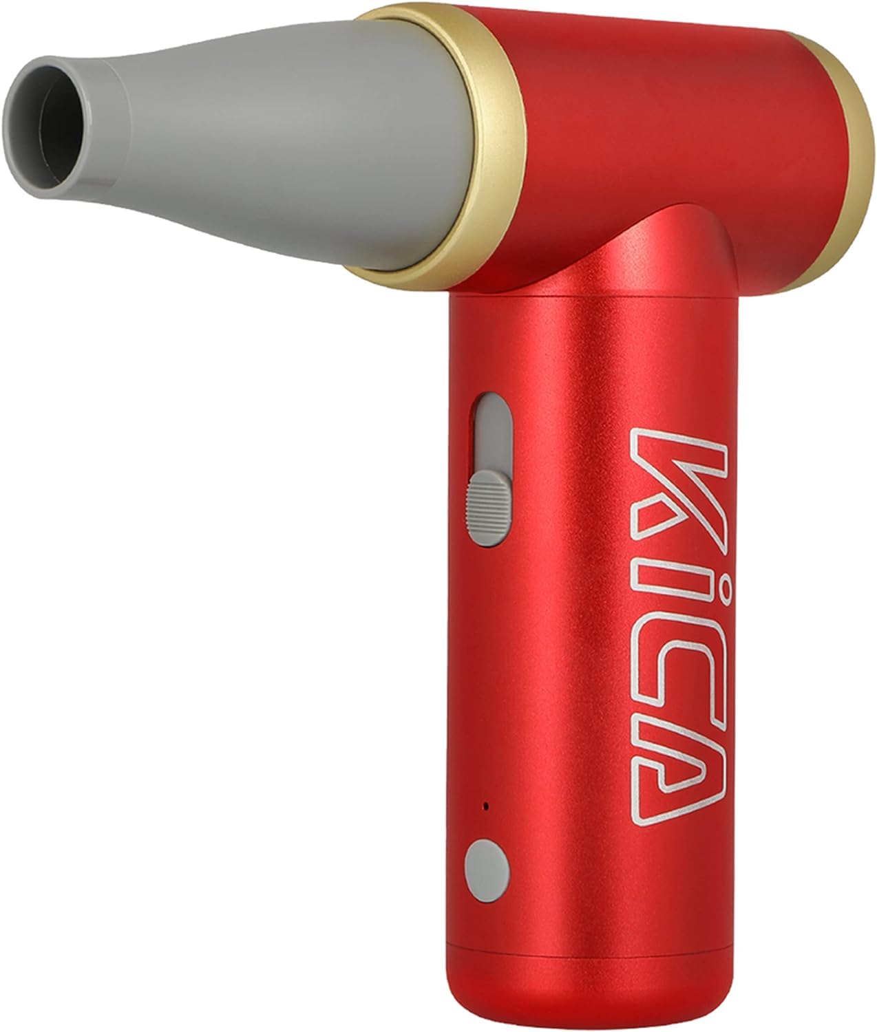 KiCA JetFan 2 Electric Air Blower - Rechargeable Air Duster for Computer, Keyboard, Car, Camera Lens Cleaning | Fast Charging | Hair Drying & Air Inflation Tool | Black | Perfect for Home, Office & Workshop Use
