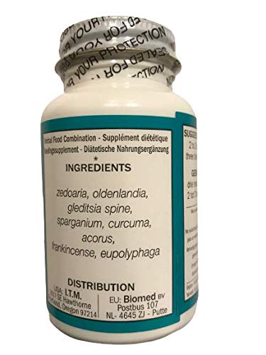 Seven Forests Zedoaria 700mg Tablets (100 Count) for Digestive Health