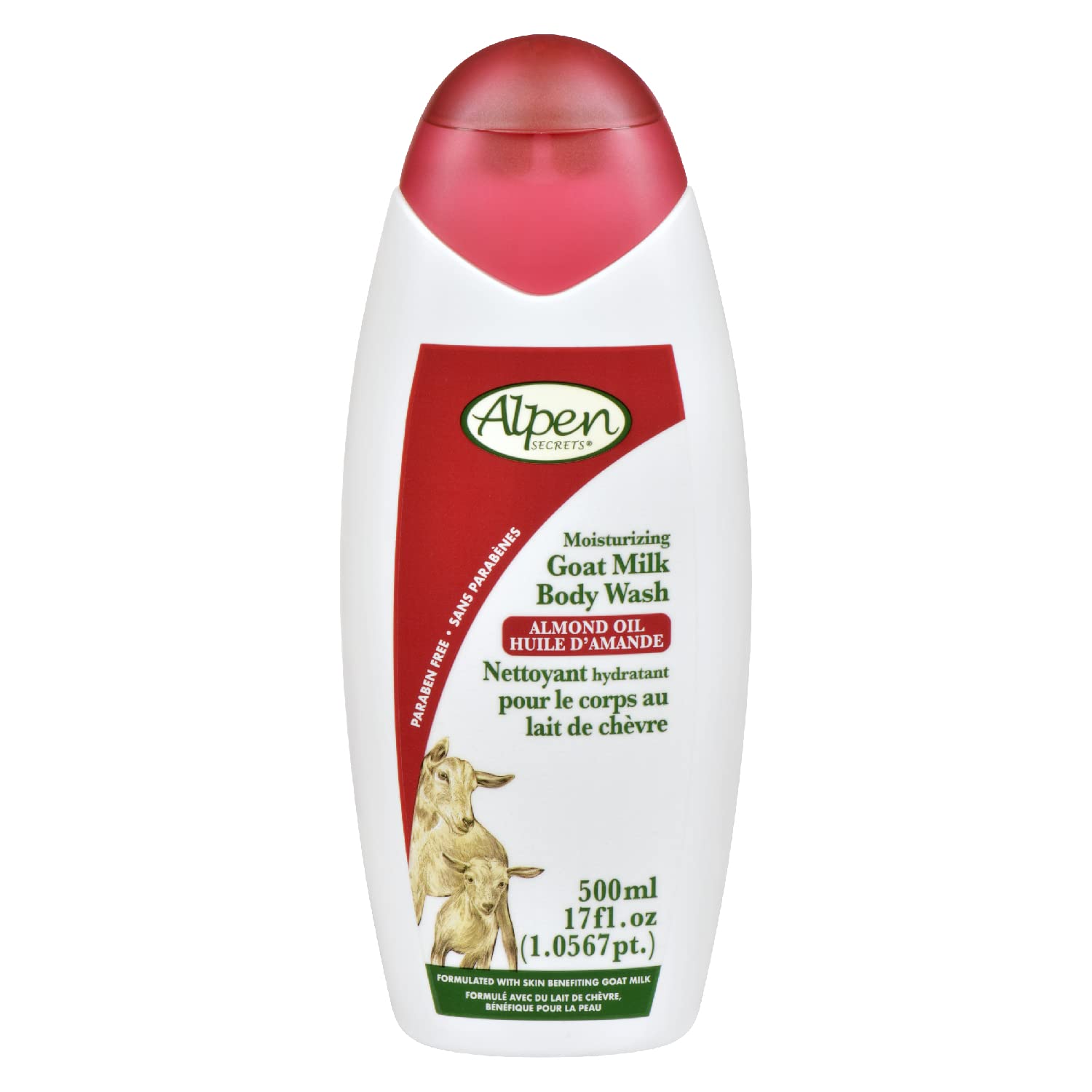 ALP GOAT MILK BODY WASH - Natural Moisturizing & Nourishing Soap for Dry & Sensitive Skin - Perfect for Daily Shower & Bath Routine