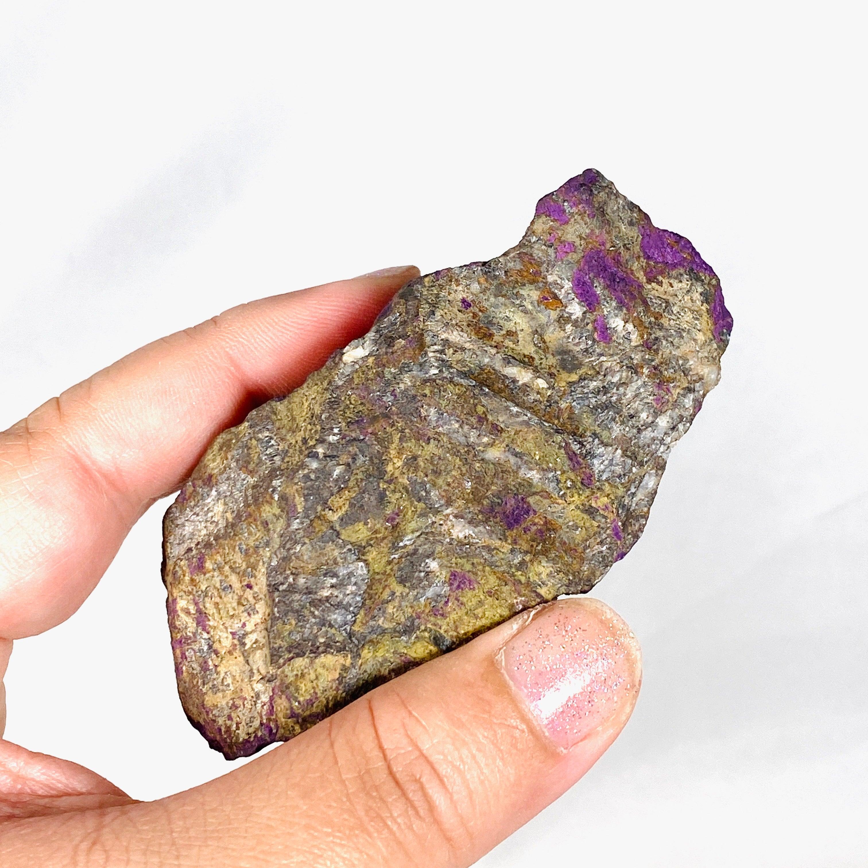 Purpurite Raw Crystal Stone - Natural Healing Crystal for Meditation, Energy Work & Spiritual Growth - Perfect for Home Decor, Jewelry Making & Crystal Collections