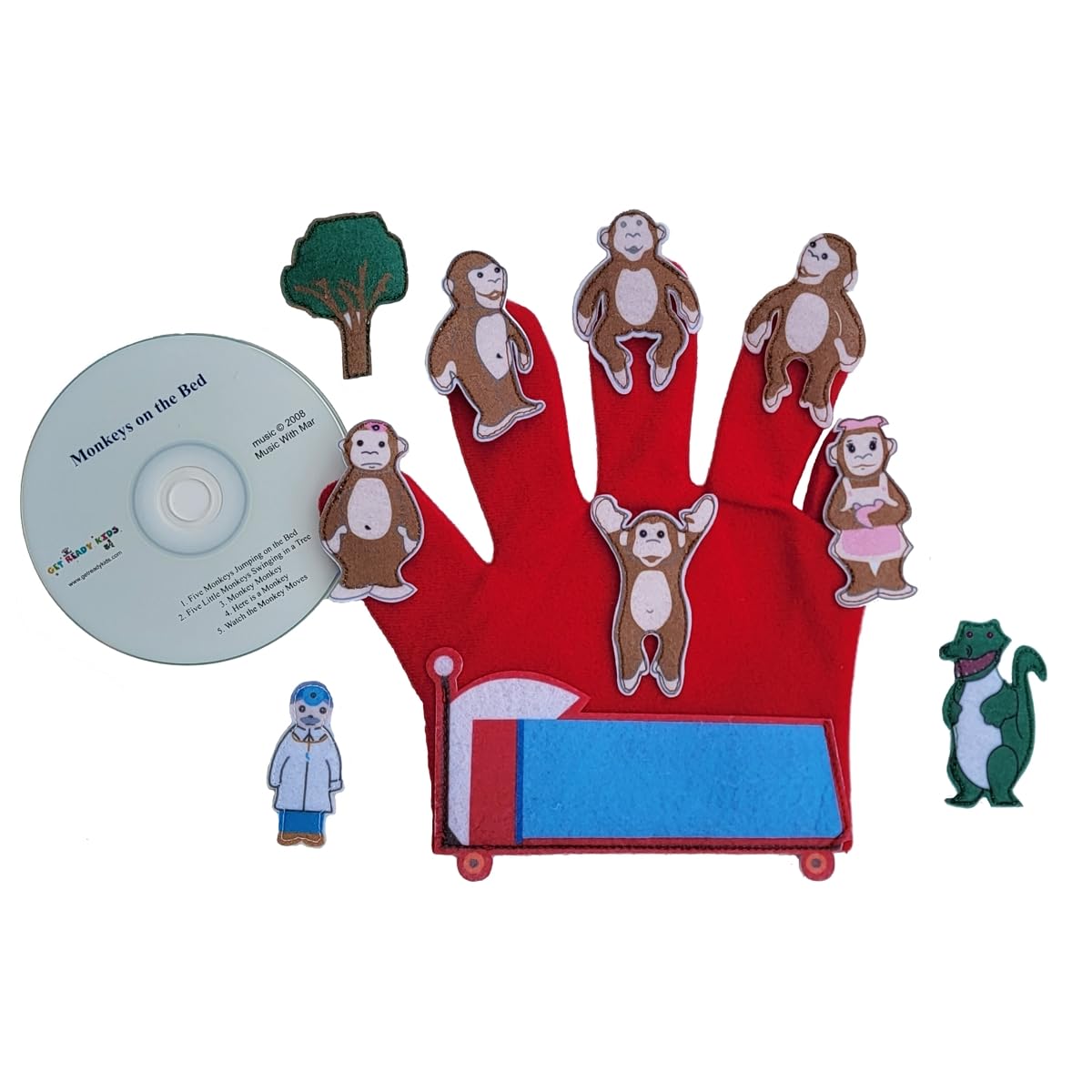 Kids Glove Puppet Set - Fun Monkey Hand Puppets for Storytelling & Play | Perfect for Bedtime Stories, Classroom Activities & Interactive Play