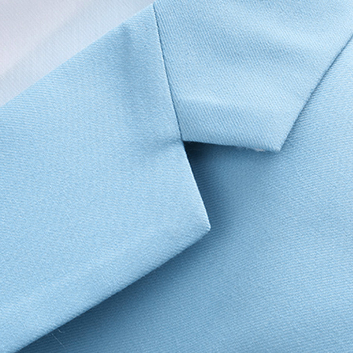 2 Piece Slim Fit Light Blue Men's Suit - Elegant Business & Formal Wear for Weddings, Office & Special Occasions