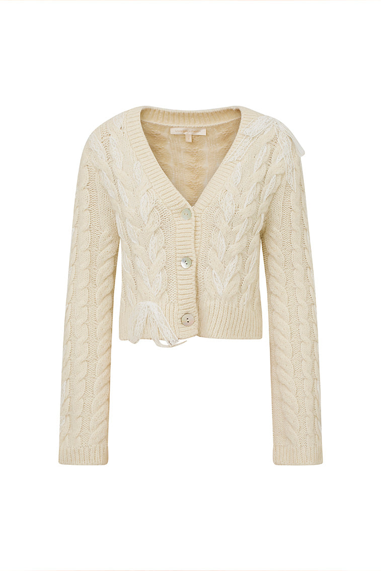 Louella Wool Knit Cardigan for Women - Soft Winter Warm Long Open Front Sweater - Perfect for Snow Days, Cozy Evenings & Casual Outfits