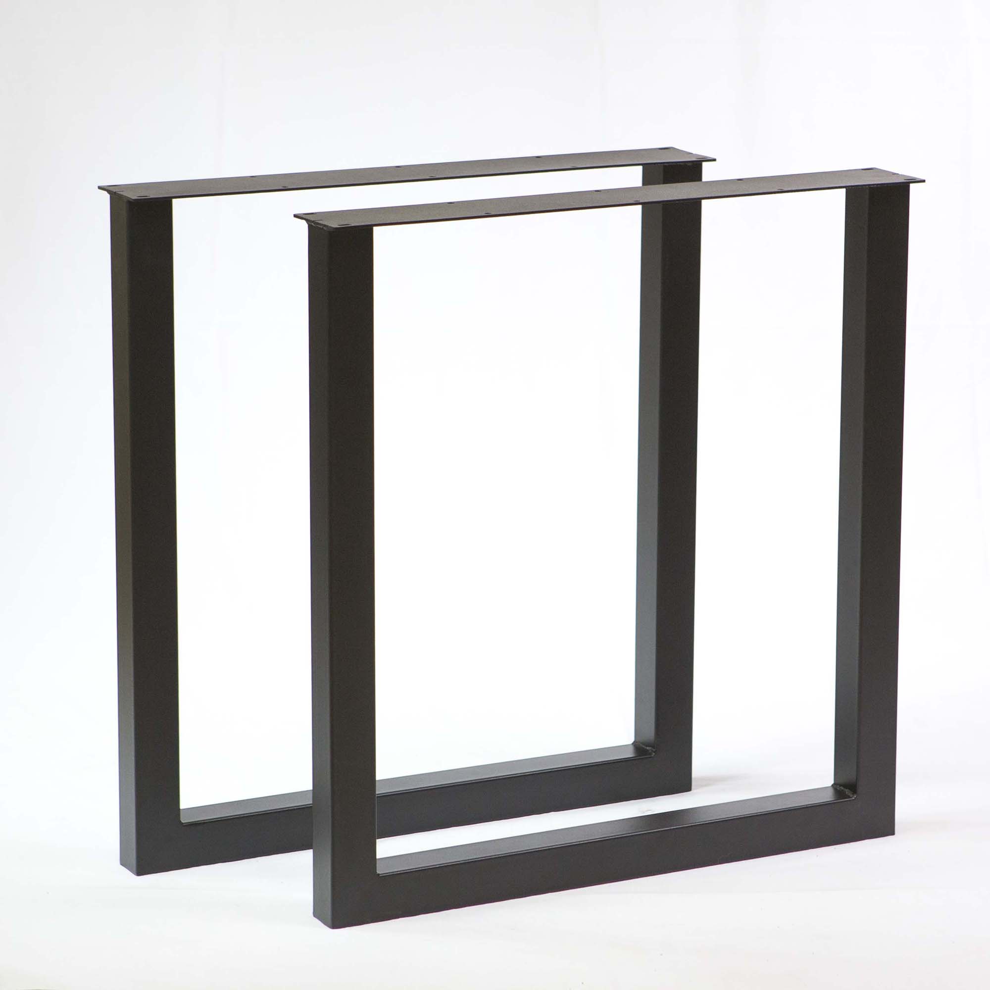 W5036A PLUS Dining Table U Legs - Set of 2 Metal Table Legs (71cm Height, 66cm Width) - Perfect for DIY Kitchen Tables, Restaurant Furniture & Modern Dining Room Decor
