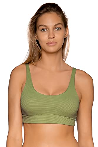 Teagan Tank Bikini Top Swimsuit for Women - High Support Swimwear for Surfing, Beach & Pool Activities | Quick Dry Comfortable Bathing Suit Top