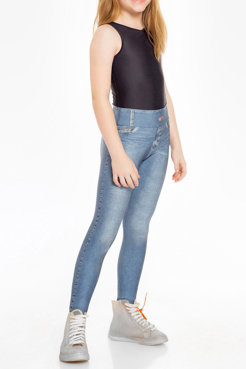 Stylish Kids Denim Mix Legging - Comfortable & Durable Stretch Jeans for Girls & Boys | Perfect for School, Play & Everyday Wear