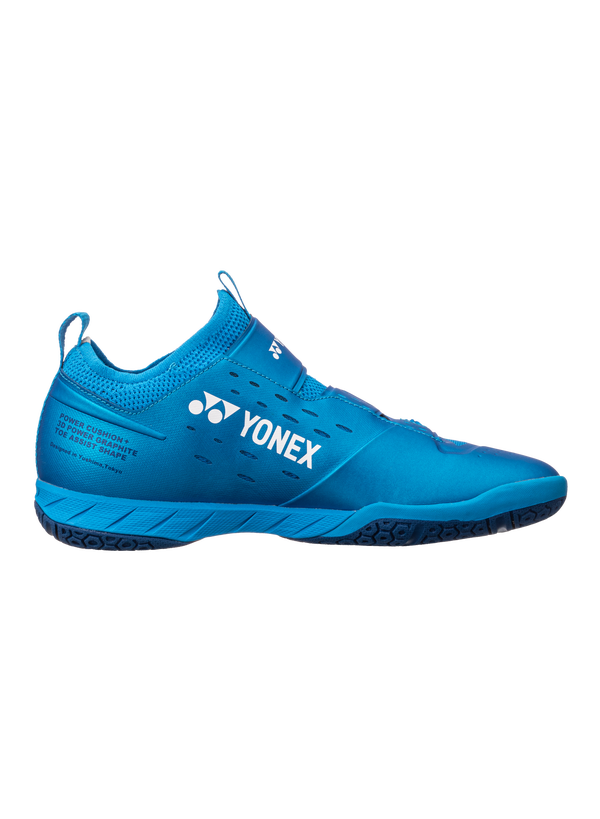 Yonex Power Cushion Infinity 2 Badminton Shoes for Men & Women - Lightweight Comfort with Metallic Blue Design - Perfect for Indoor Court Sports & Training