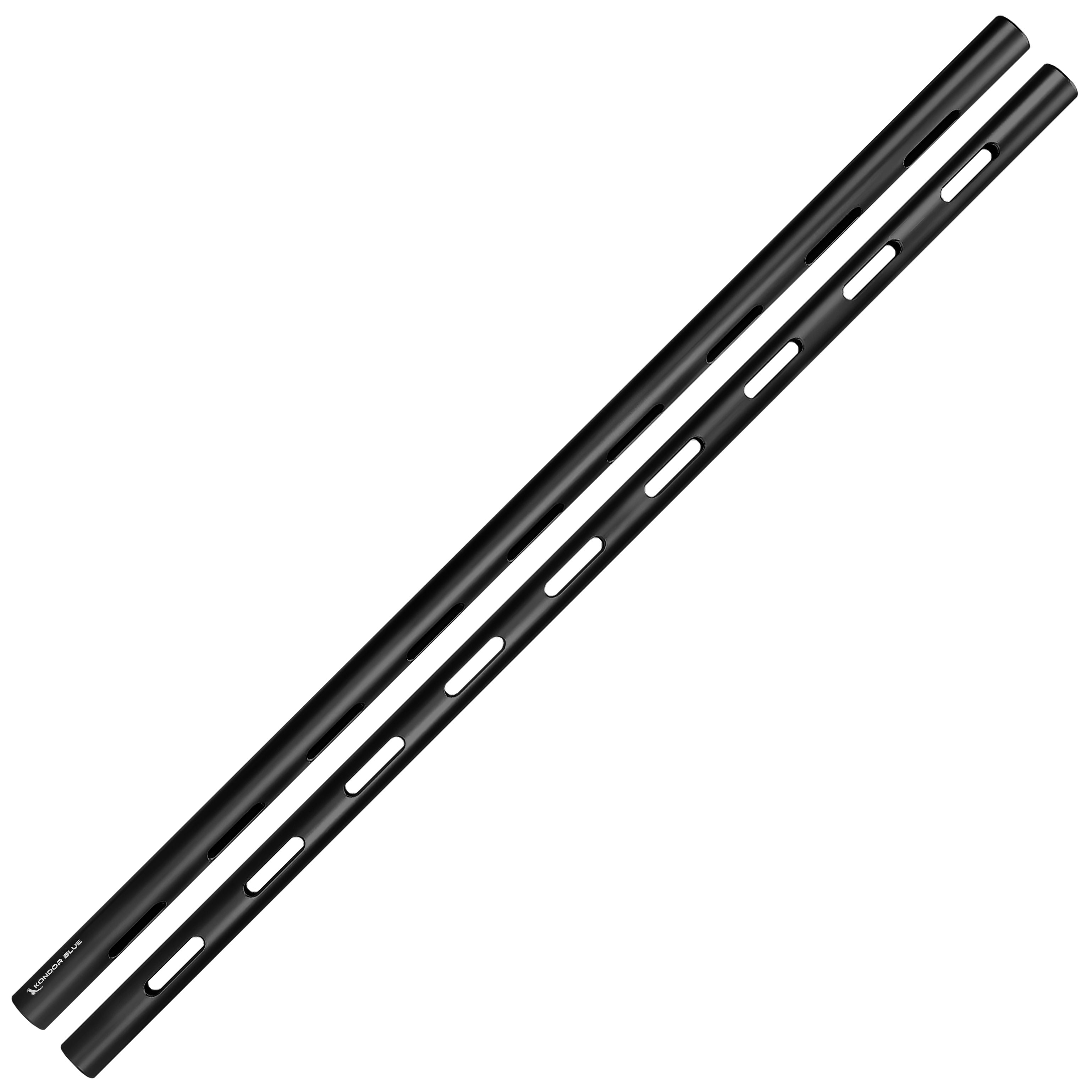 Kondor Blue 18'' PPSH 15MM Threaded Support Rod (2 Pack) - Raven Black - Camera Rig Stabilizer for DSLR & Mirrorless - Perfect for Filmmaking & Vlogging Accessories
