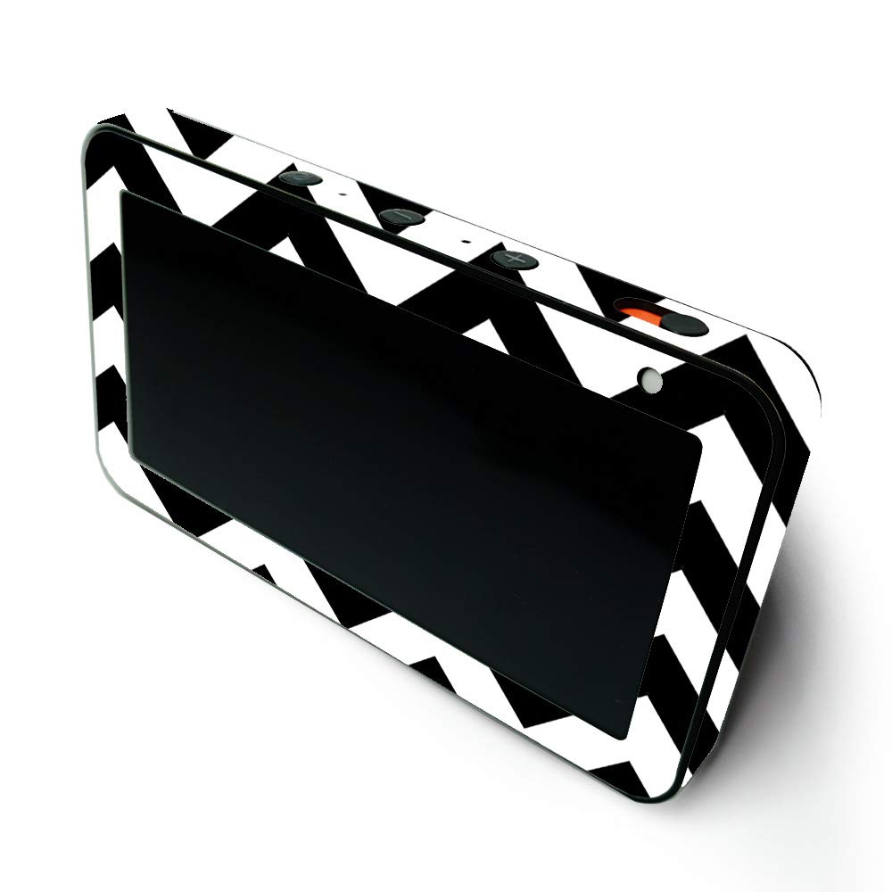 MightySkins Protective Vinyl Wrap for Amazon Echo Show 5 (1st & 2nd Gen) - Black Chevron Design | Easy to Apply & Remove | Made in USA | Perfect for Home & Office Decoration
