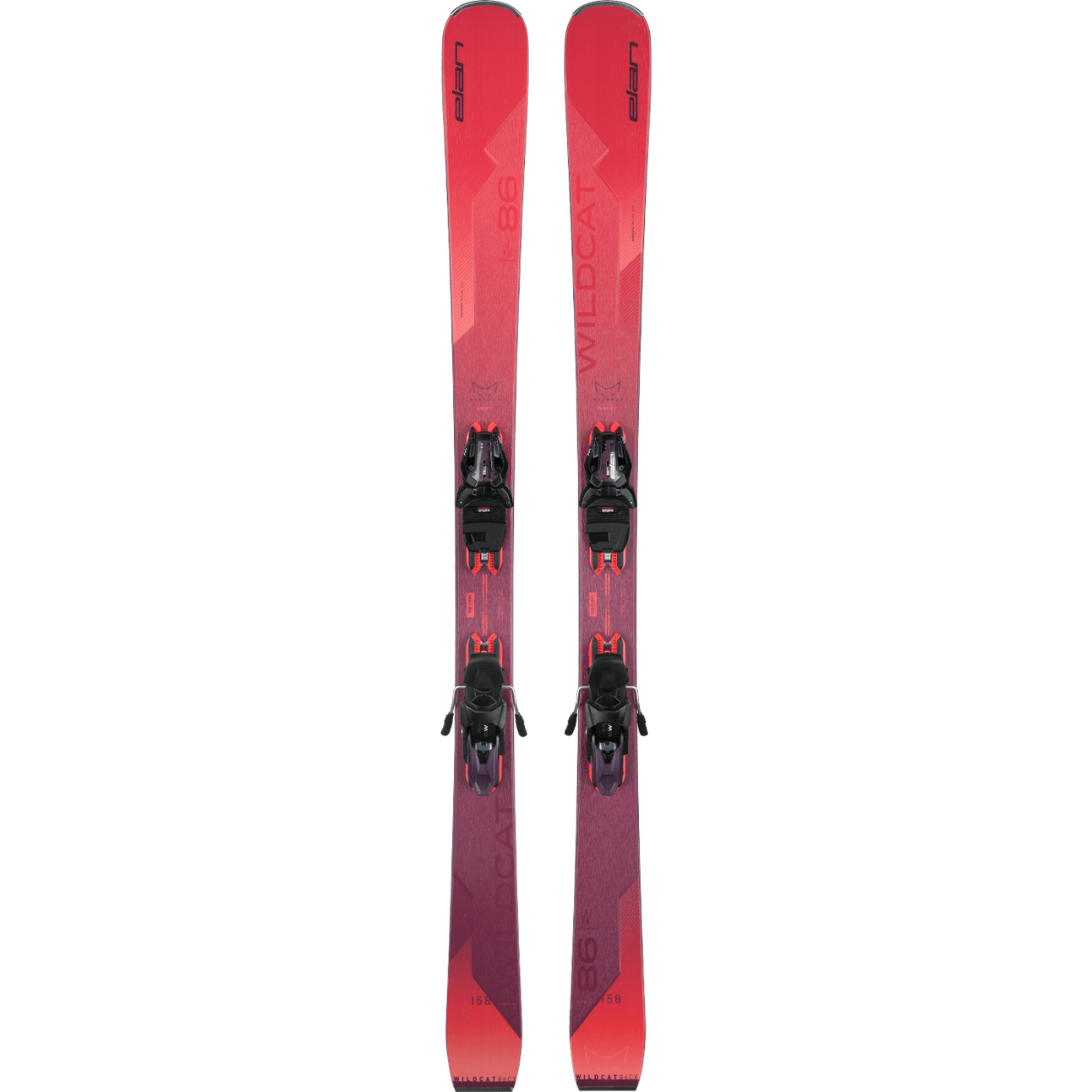 Elan 2024 WILDCAT 86 CX PS Skis with ELW 11.0 DB303020 Bindings - All-Mountain Performance for Powder, Groomers & Park Riding