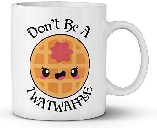 Don’t Be A Twatwaffle Funny Insult Coffee Mug - 11oz Ceramic Cup for Office, Gifts & Home Use - Perfect for Coffee, Tea & Hot Beverages