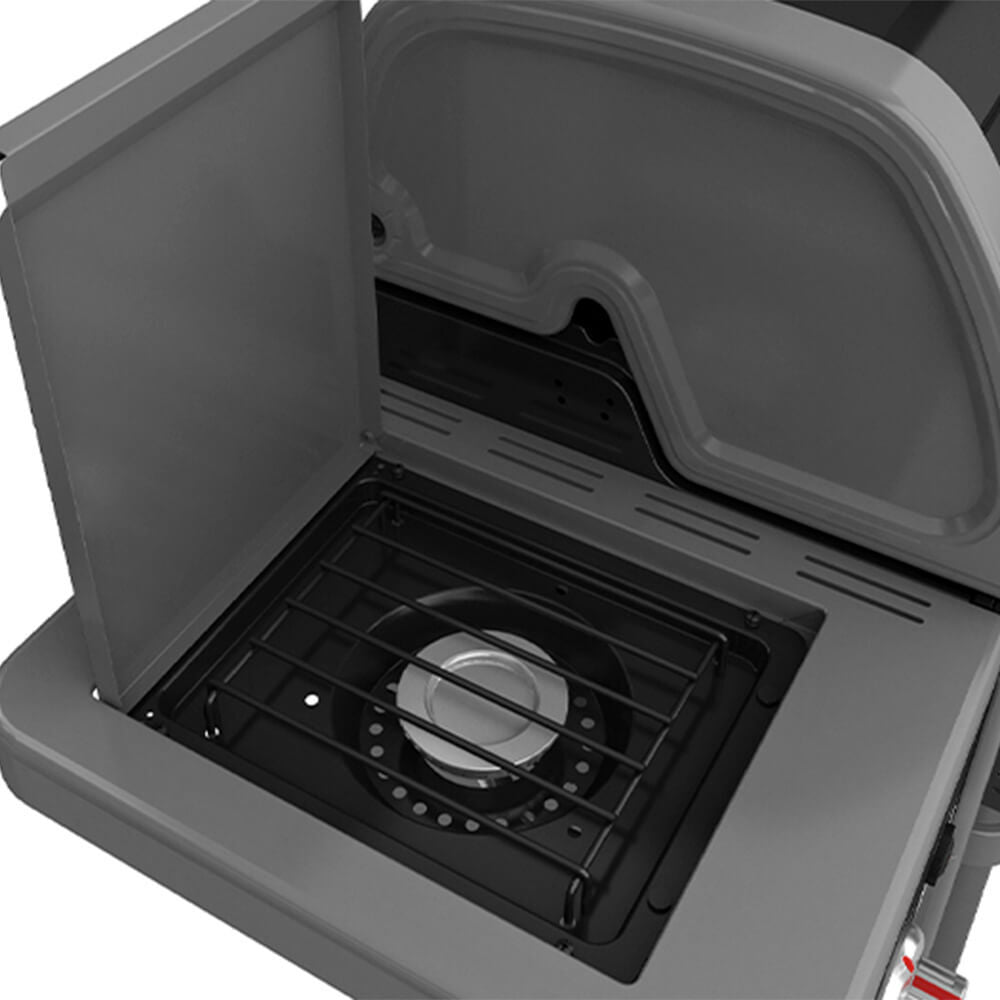 Coleman Revolution 4-Burner Propane Gas Grill with Side Burner - Black Gloss Finish | Outdoor Camping, Backyard BBQ & Tailgating Grill for Family Gatherings