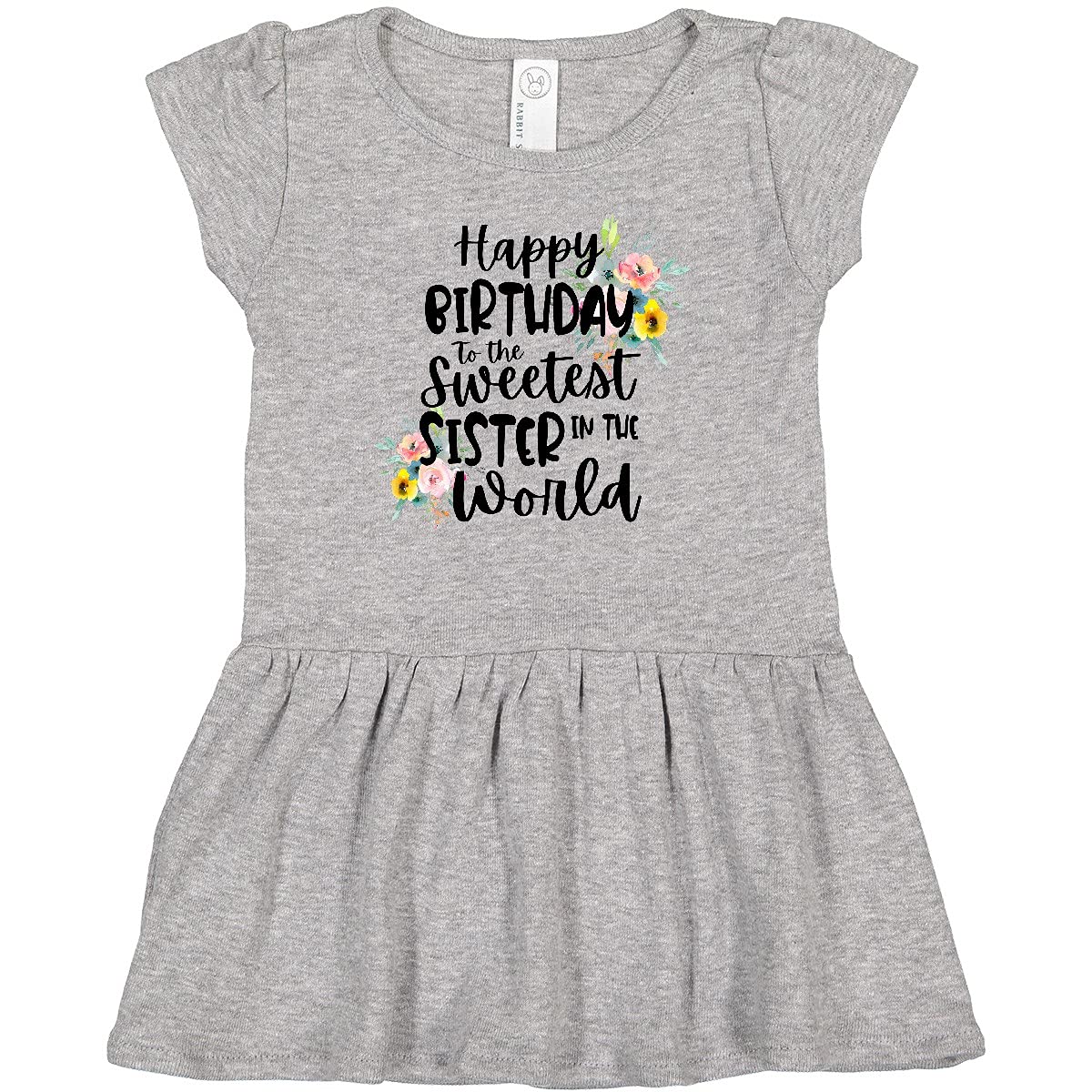 Happy Birthday to The Sweetest Sister in The World Baby Girl Dress - Cute Birthday Outfit for Infants & Toddlers - Perfect for Birthday Parties, Photo Shoots & Special Celebrations