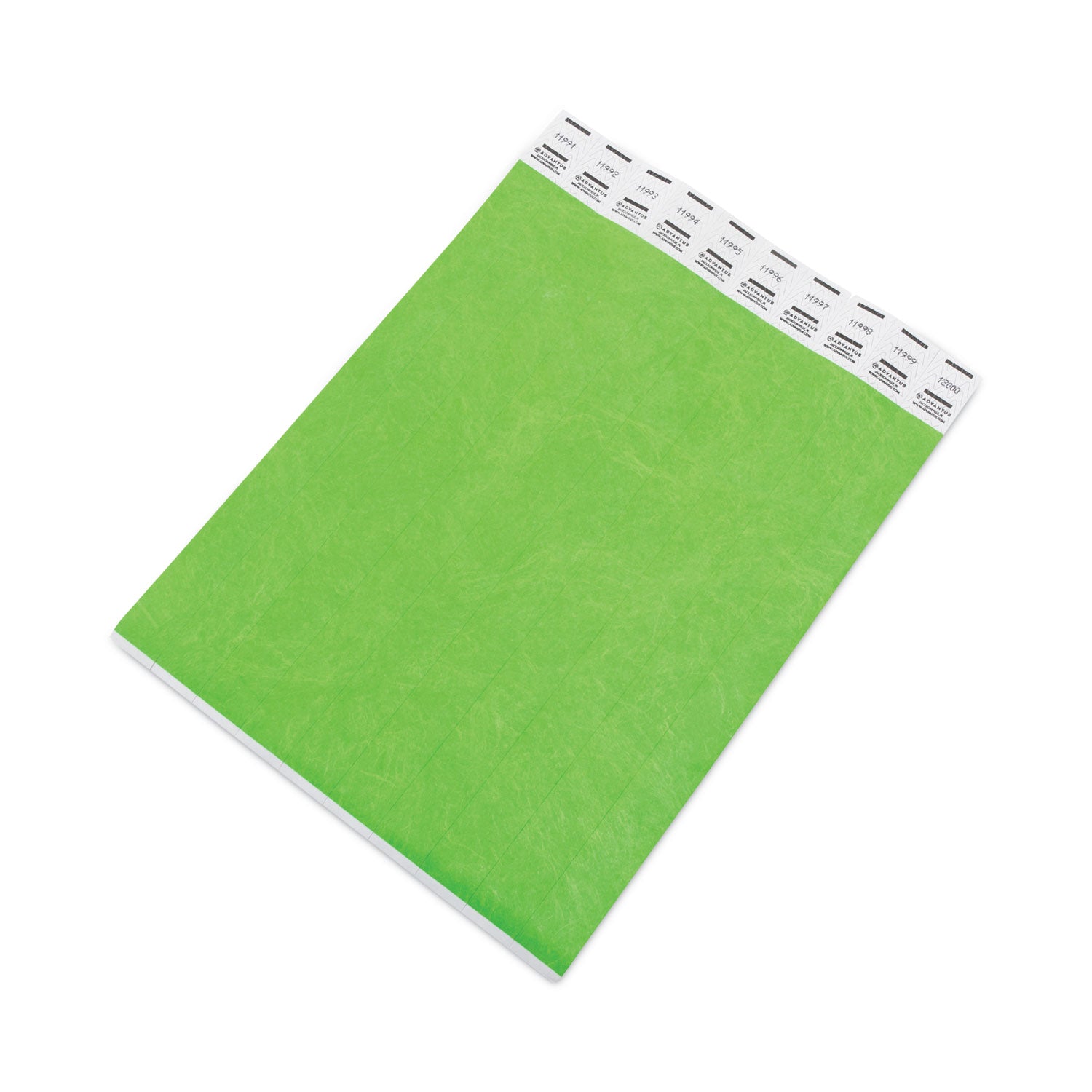 Advantus Sequentially Numbered Crowd Control Wristbands - 9.75