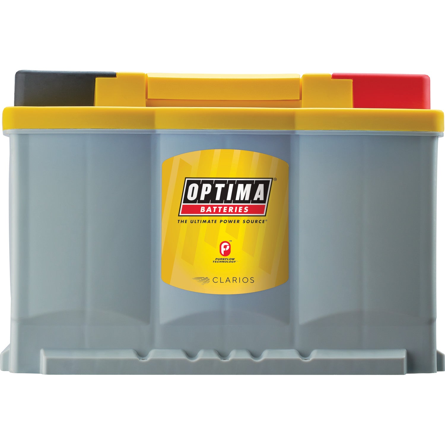 Optima DH6 Yellow Top AGM Battery - High-Performance Deep Cycle Battery for Cars, Trucks & Marine Use - DIN66H AGM Technology - Perfect for Off-Road, RV & Boating Adventures