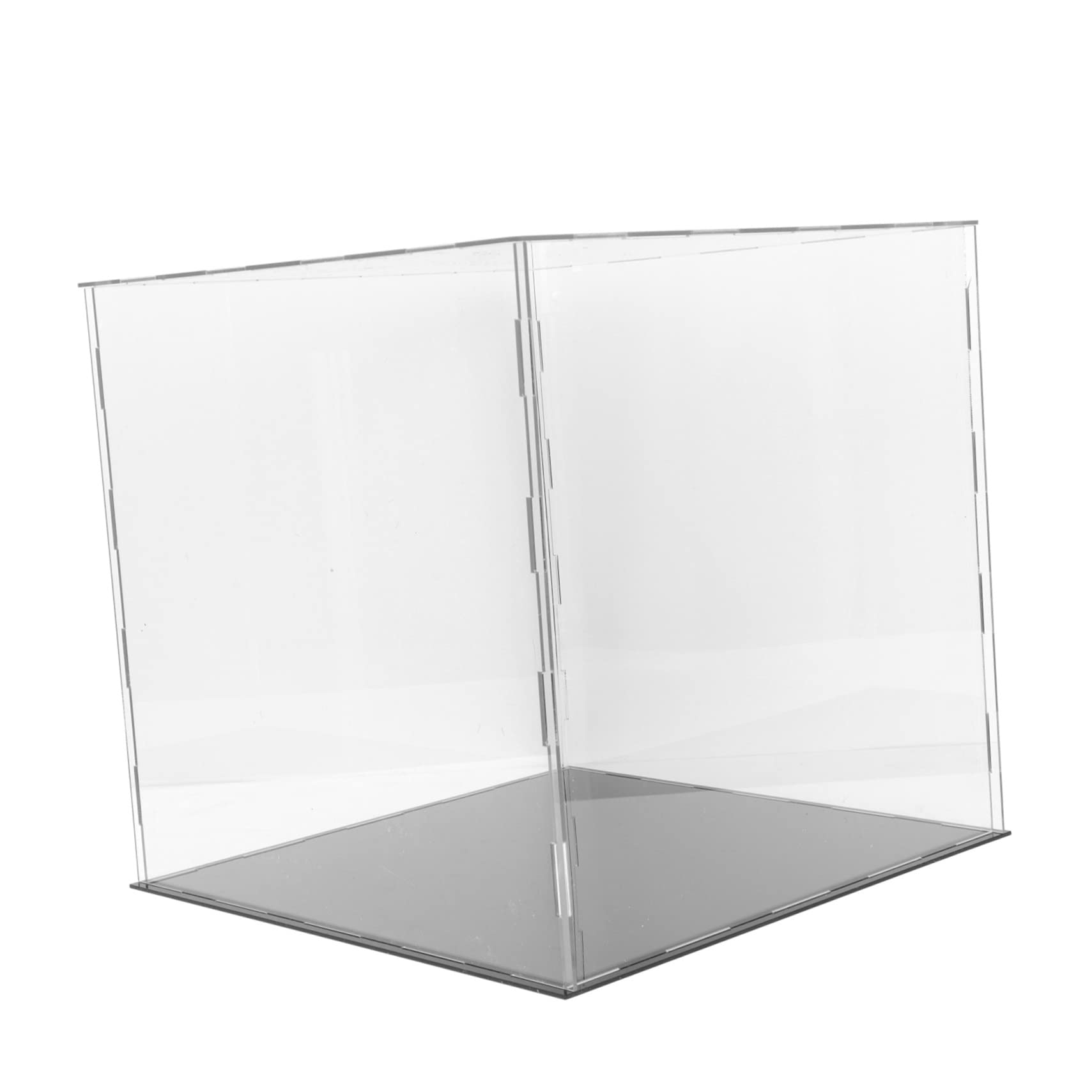 VANZACK 3-Piece Acrylic Display Case Set for Football, Soccer & Basketball - Clear Glass Trophy Box with Stand for Collectibles, Awards & Memorabilia - Perfect for Home, Office & Sports Fan Decor