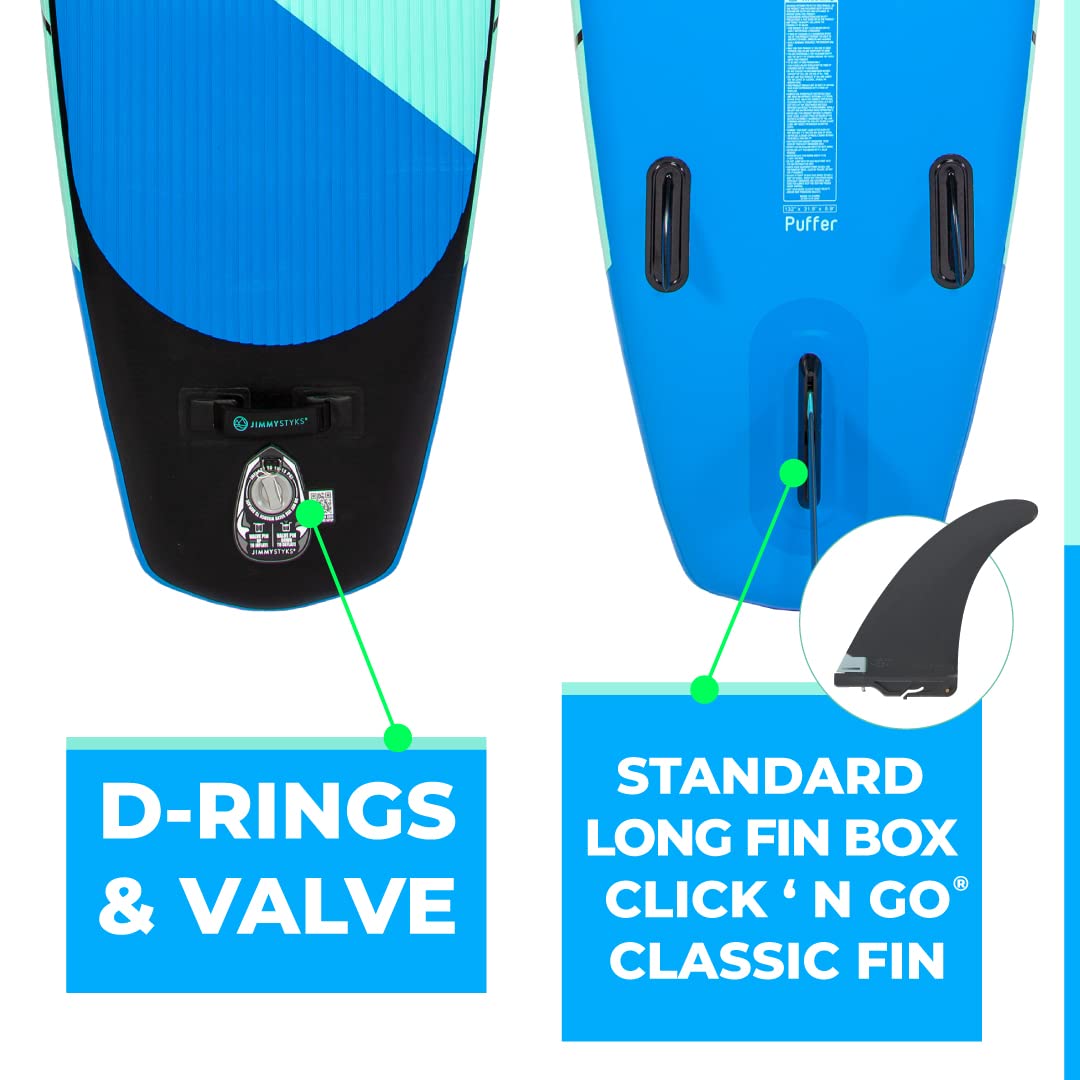 Premium ISUP Inflatable Stand Up Paddle Board with Paddle, Pump & Carry Bag - Lightweight & Durable for Lakes, Rivers & Ocean Paddling