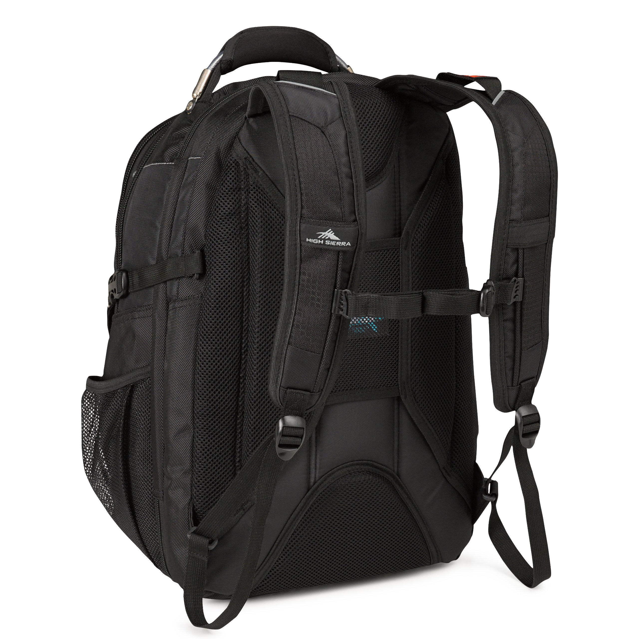 High Sierra XBT TSA Approved Laptop Backpack - 17 Inch Laptop Compartment, Durable Travel Backpack for Men & Women, Perfect for Air Travel, Business Commute & College Use - Black