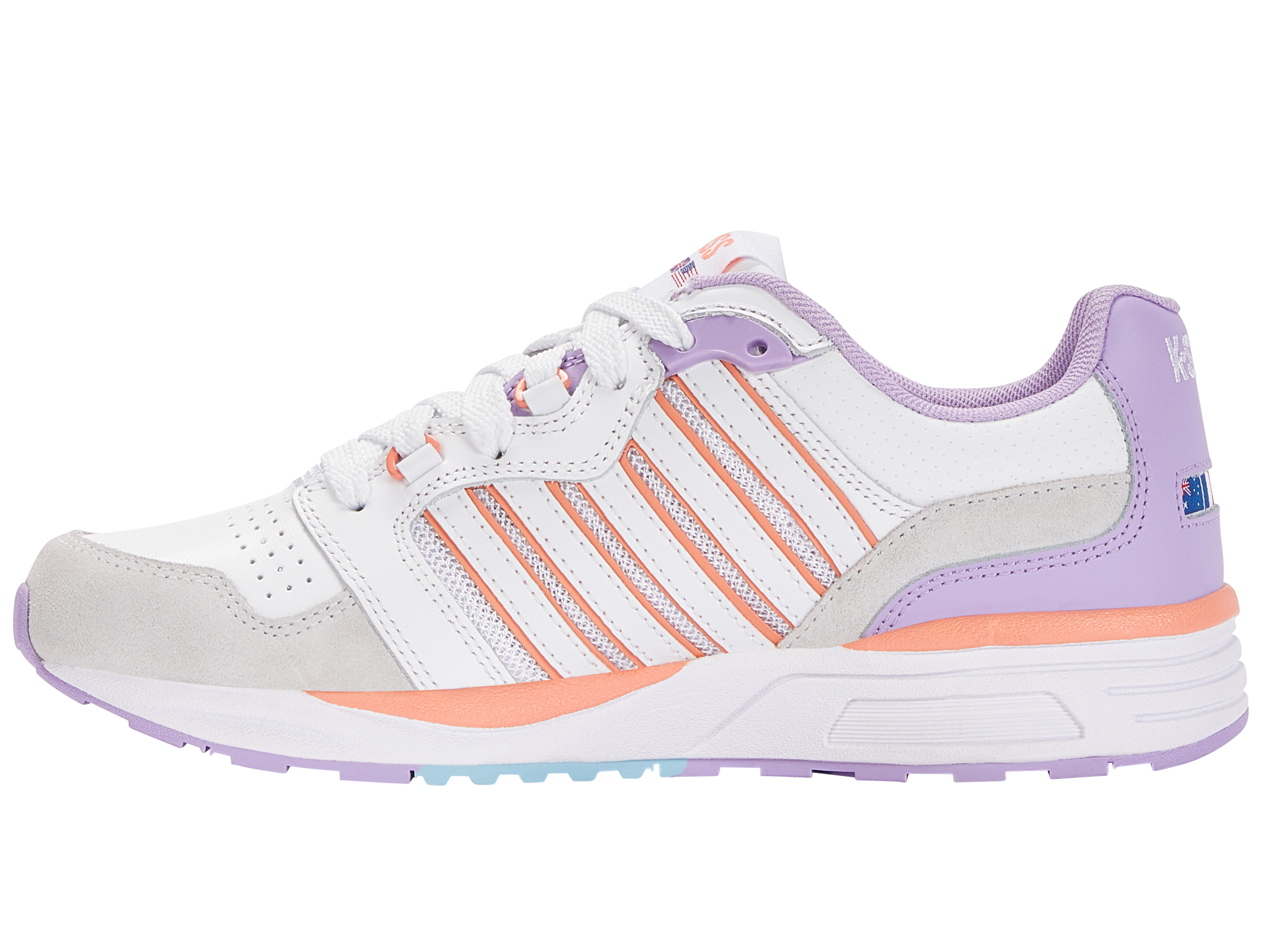 SI 181 Rannell Women's Running Shoes - White/Purple Rose/Canyon Sunset | Lightweight & Breathable for Jogging, Gym & Outdoor Activities