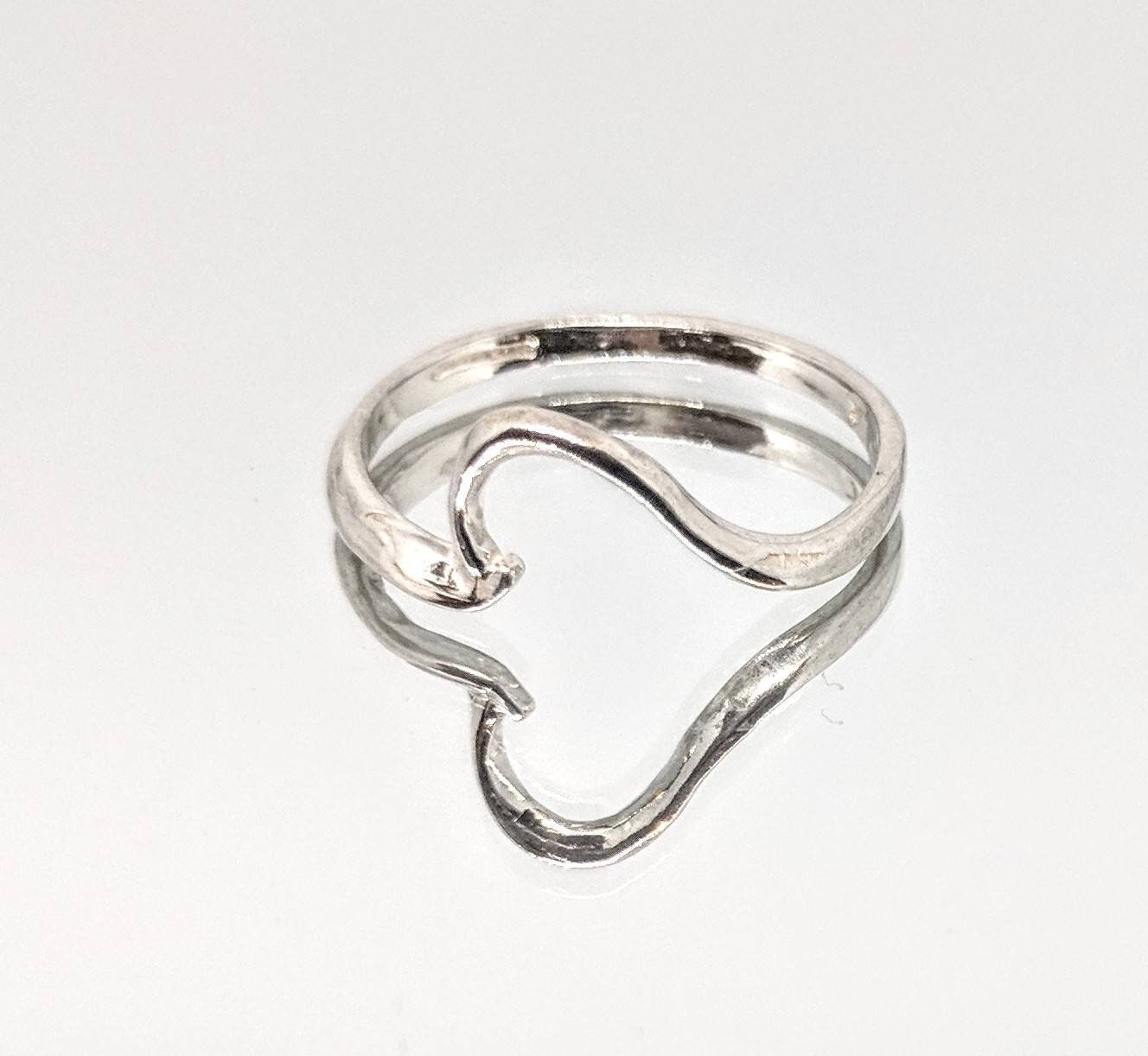 14K Gold or Sterling Silver Freeform Ring Shank - Size 7 DIY Jewelry Making, Fashion Statement Ring for Women (168 015/148 015) - Perfect for Handmade Jewelry Crafting & Everyday Wear