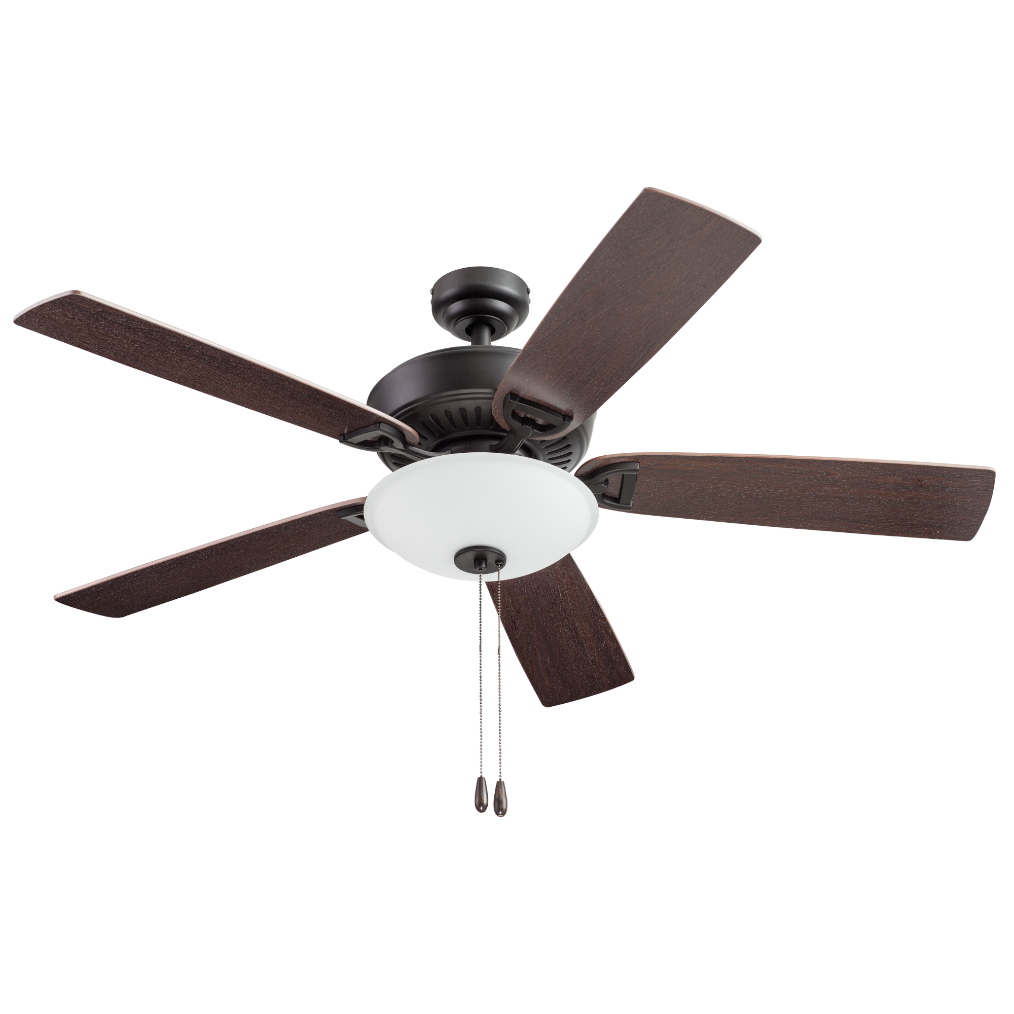 52 Inch Montlake Ceiling Fan with Pull Chain in Espresso Bronze Finish - Perfect for Living Room, Bedroom, and Outdoor Spaces