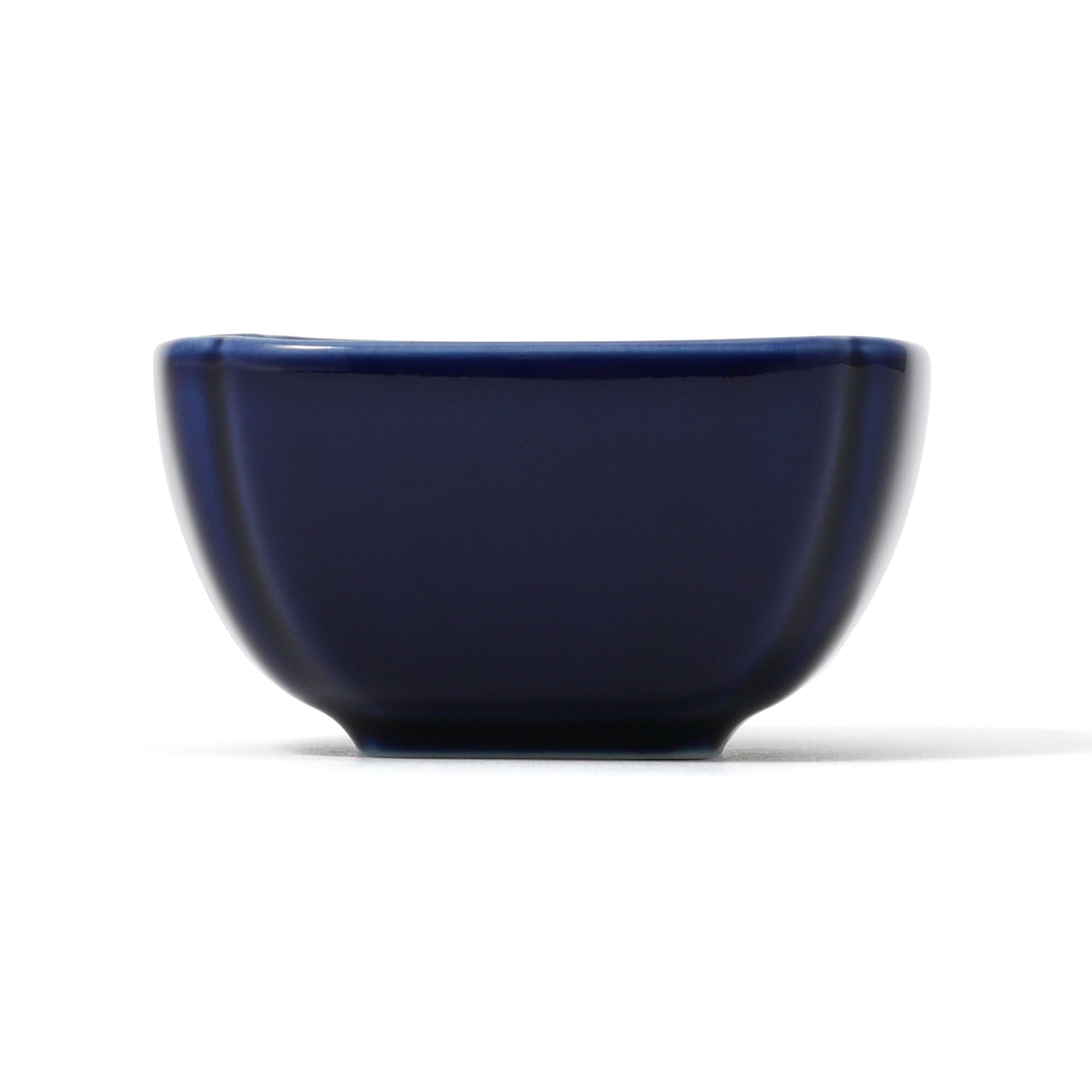 Mino Mini Square Bowl - Navy Blue Ceramic Small Serving Dish for Snacks, Nuts, or Condiments - Perfect for Parties, Dining, and Home Decor
