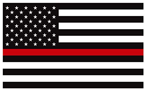 Z Thin Red Line Flag Decal