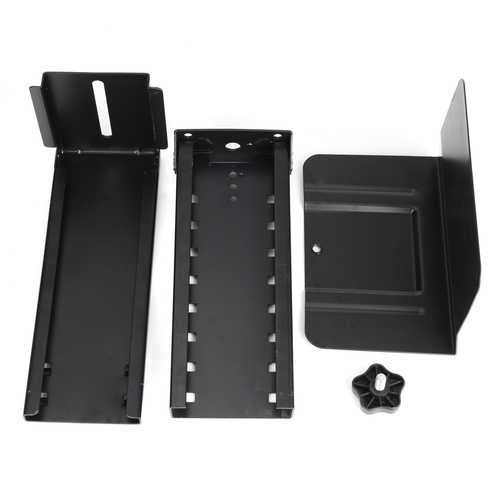 Adjustable Under Desk PC Mount - Heavy Duty Computer Case Holder for Gaming & Office Desks - Perfect for Space Saving & Cable Management