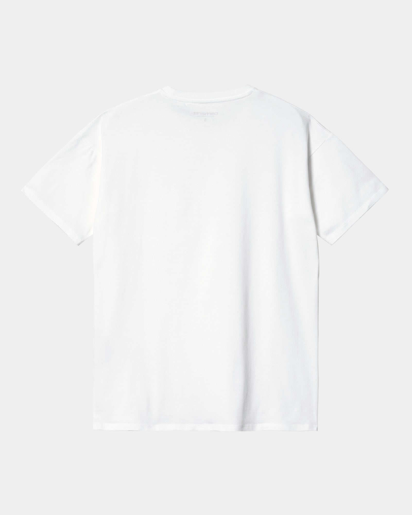 Women's Pocket T-Shirt | Soft Cotton Crewneck Tee | White | Casual Everyday Wear & Layering Essential