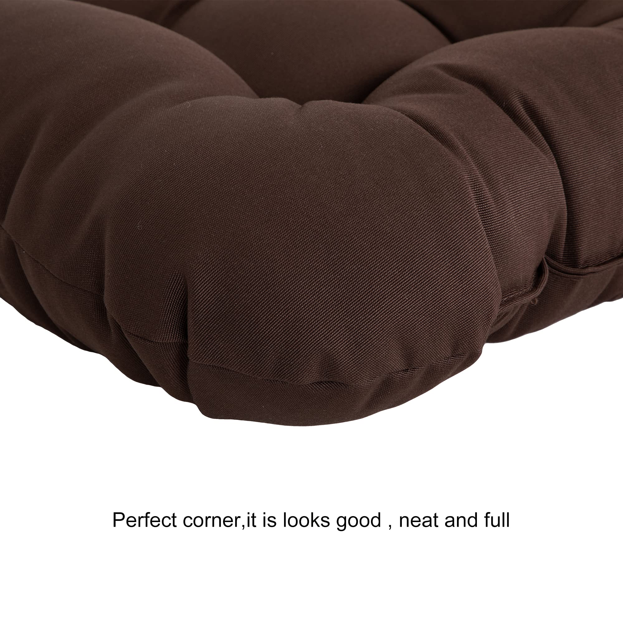 ARTPLAN All-Weather Outdoor Cushions Set of 5 - Waterproof Loveseat & Bench Cushions with Tufted Design for Patio Furniture - Perfect for Garden, Deck, Poolside & Backyard Relaxation