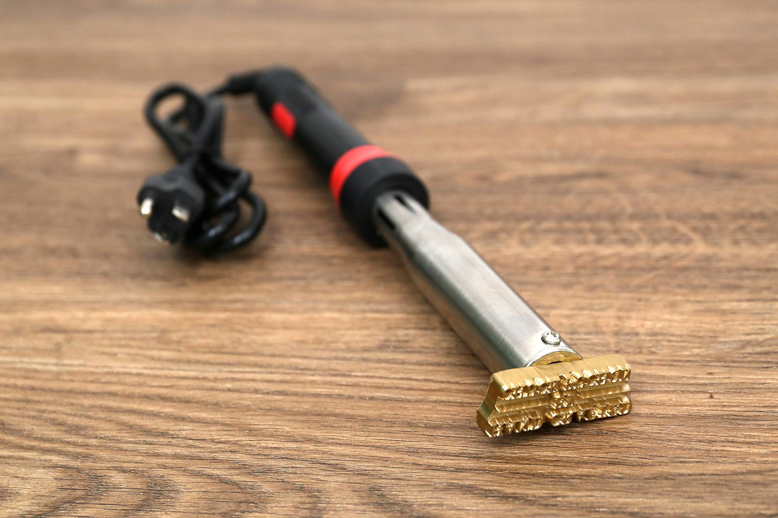 Custom Electric Wood Branding Iron 200W 110V with Personalized Stamp (1