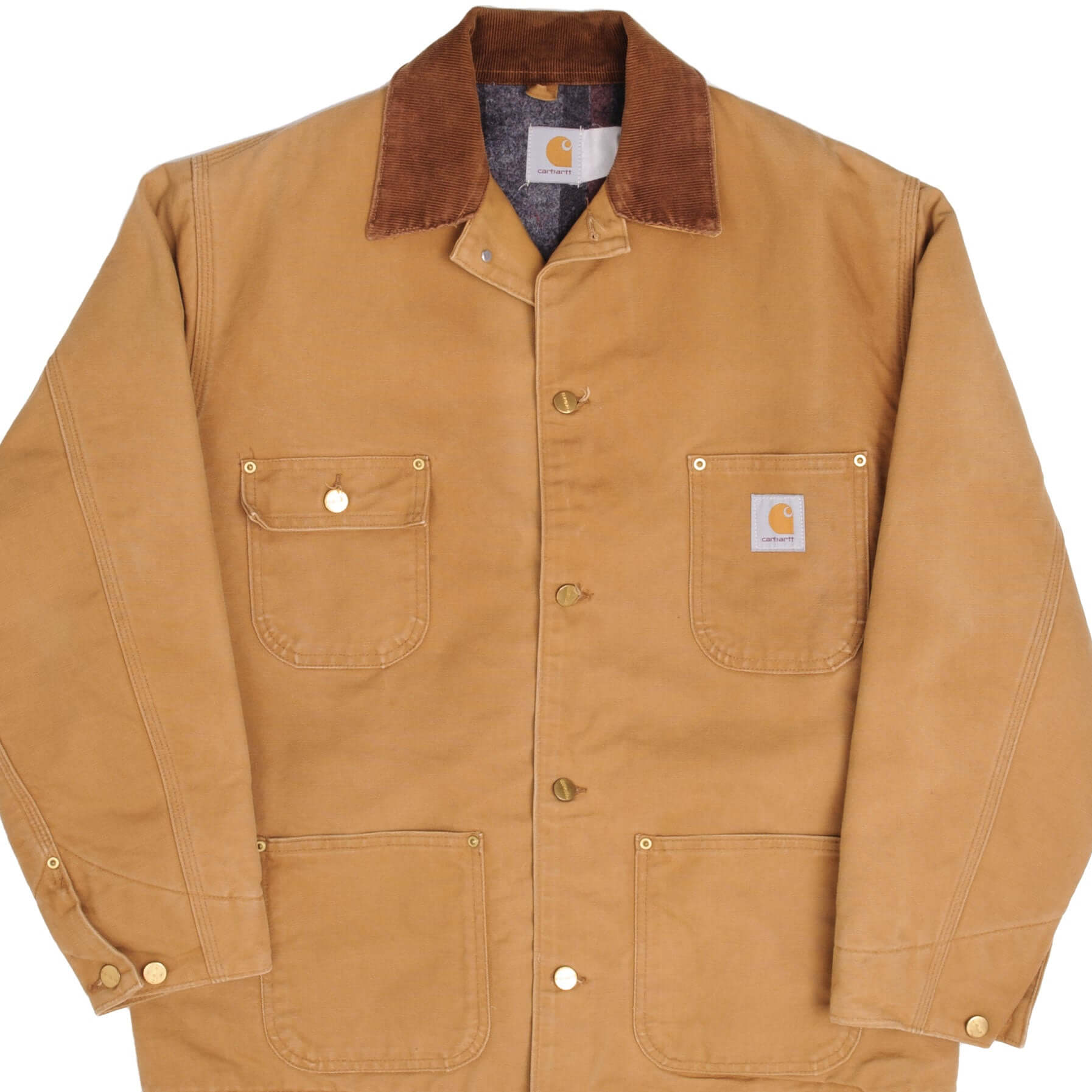 Vintage Carhartt Michigan Chore Lined Jacket 1990s - Size Large - Durable Workwear for Outdoor Activities, Hunting & Farming