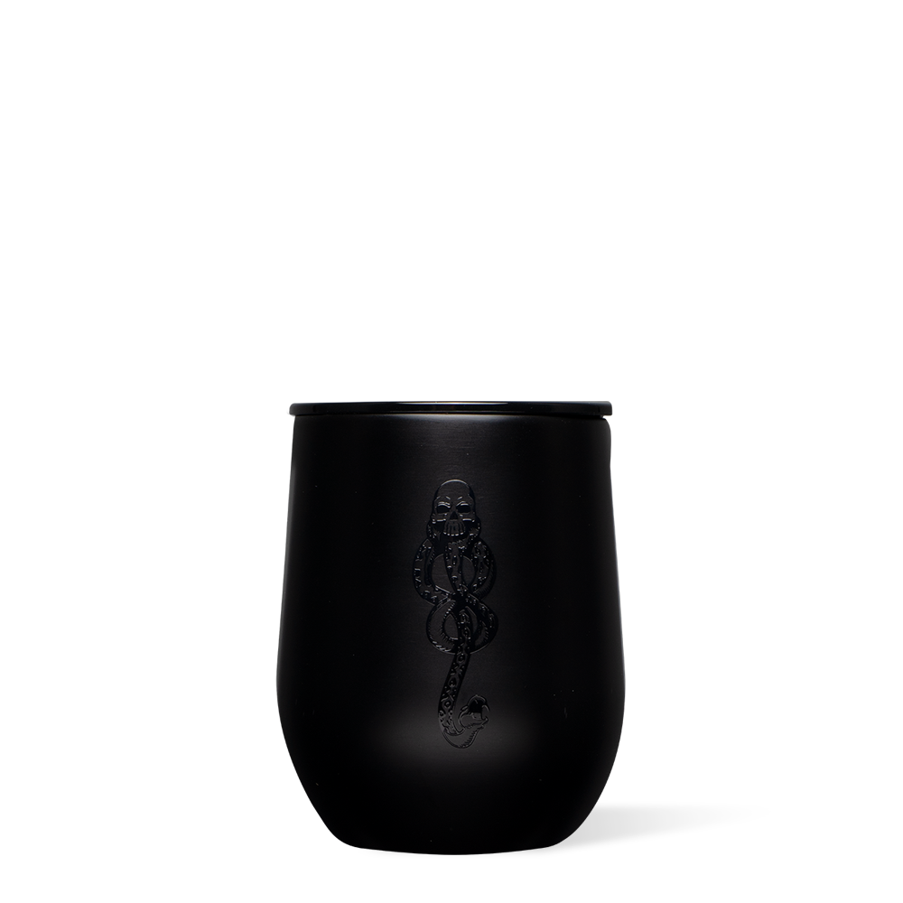 Harry Potter Stemless Wine Glass Set - 4 Pack, Hogwarts House Themed Collectible Drinkware for Fans - Perfect for Parties, Movie Nights & Gifts