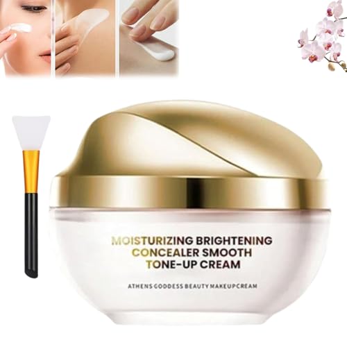 Ownawant Makeup Cream, Moisturizing Brightening Concealer & Tone-Up Cream - Hydrating Illuminating Corrector for Smooth Skin (1Pc) | Perfect for Daily Makeup, Covering Dark Circles & Evening Skin Tone