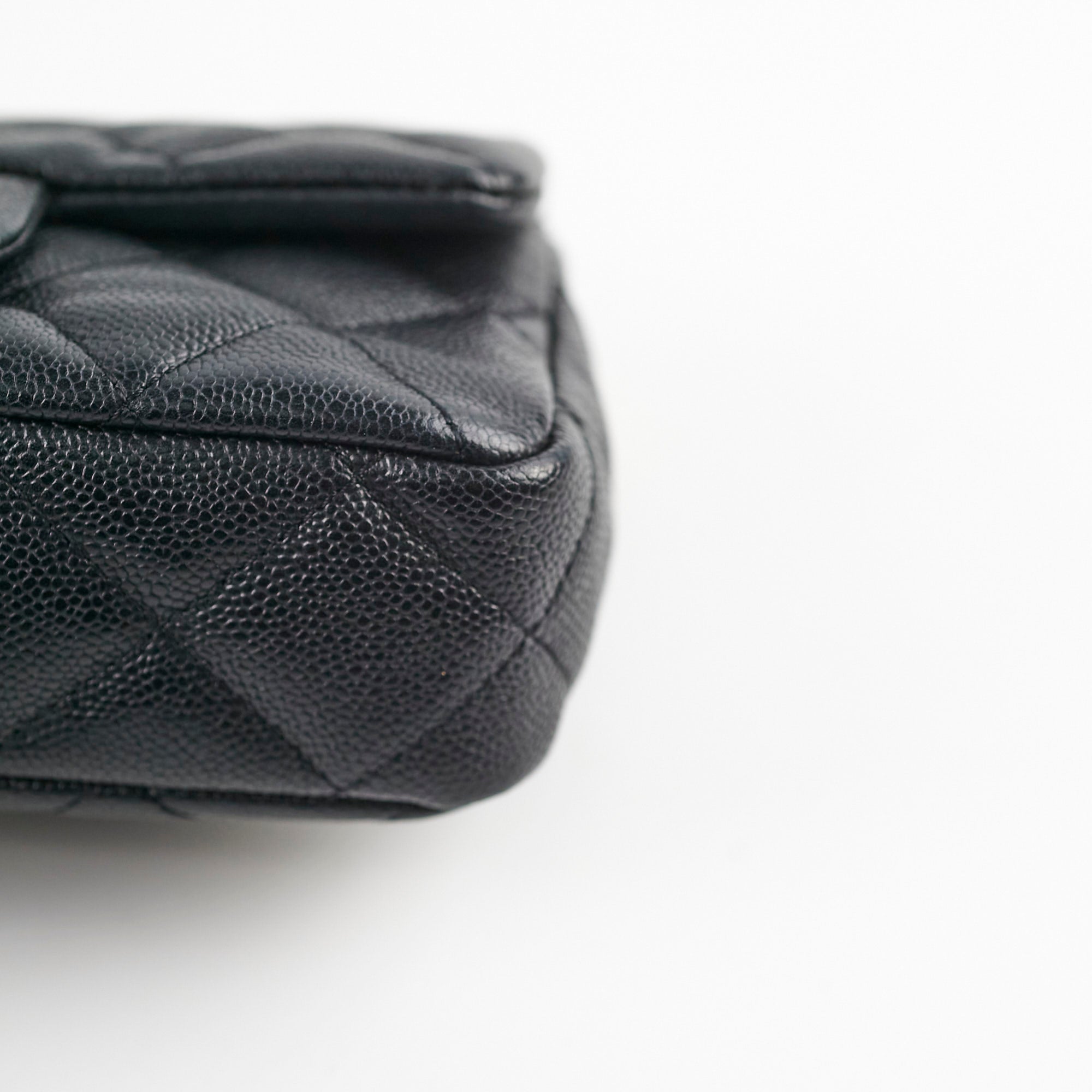 Chanel 23P Seasonal Caviar Mini Flap Bag Black with Microchip - Luxury Crossbody Purse for Women, Perfect for Parties, Dating & Everyday Use