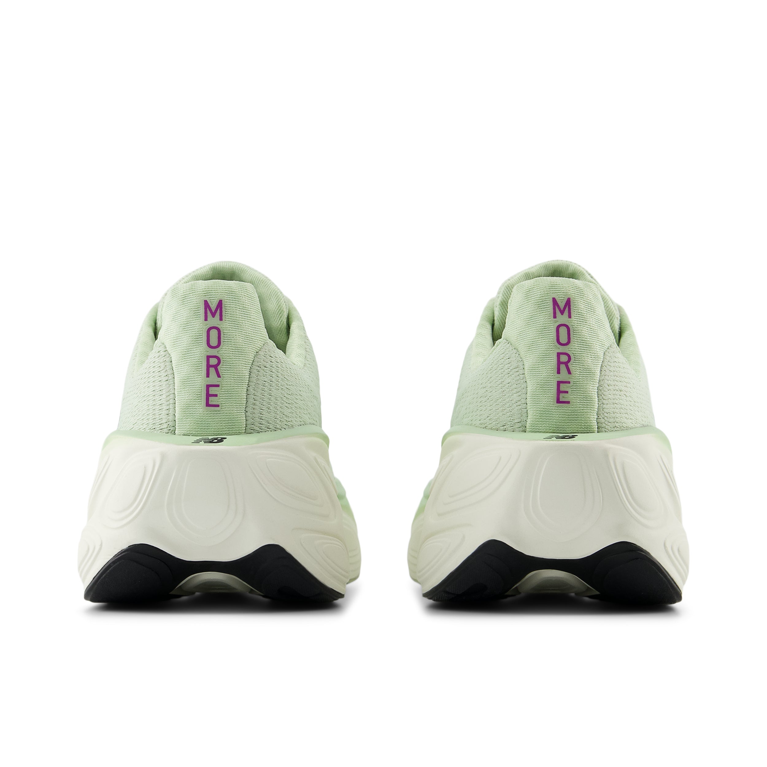 New Balance Women's Fresh Foam X More v5 Running Shoes - Lightweight Cushioned Sneakers in Natural Mint/Purple Fuchsia/Black | Perfect for Jogging, Gym Workouts & Everyday Comfort
