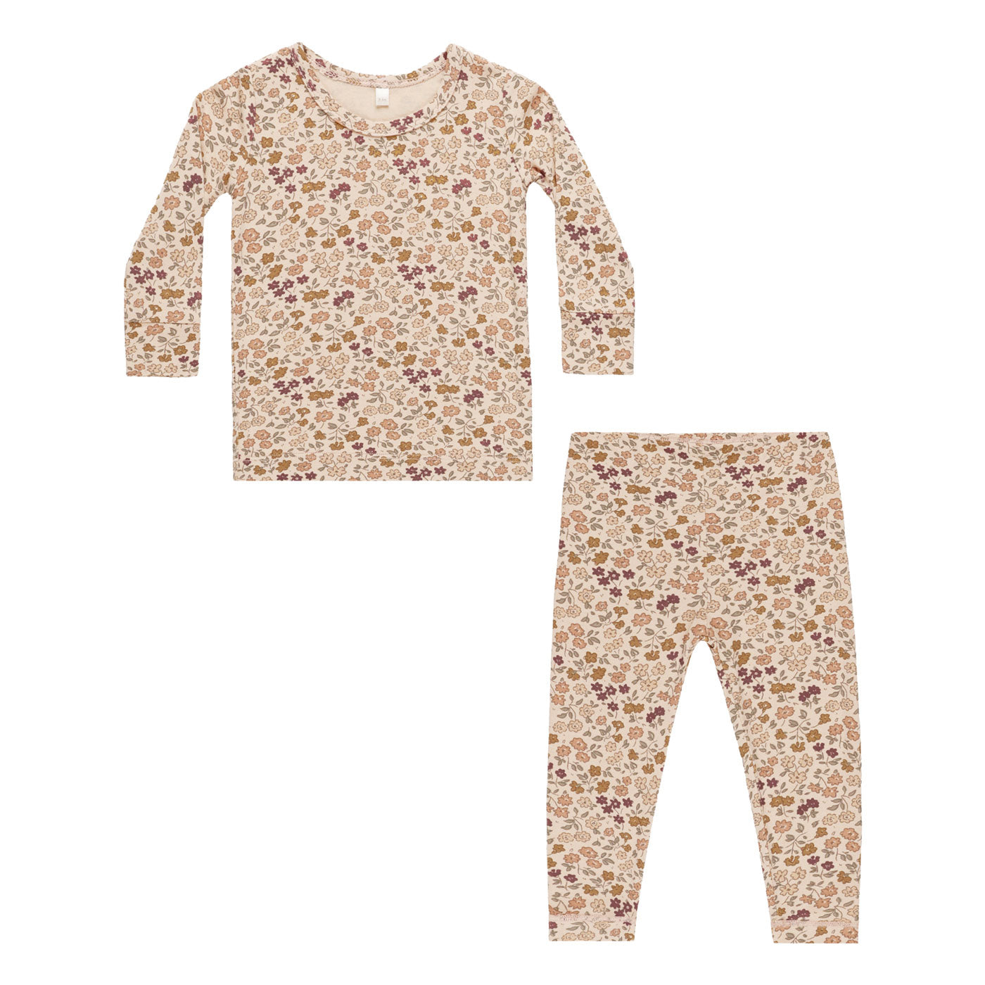 Soft & Breathable Bamboo Pajama Set for Women - Floral Posy Print Sleepwear with Shell Design | Perfect for Lounging, Sleepovers & Cozy Nights at Home