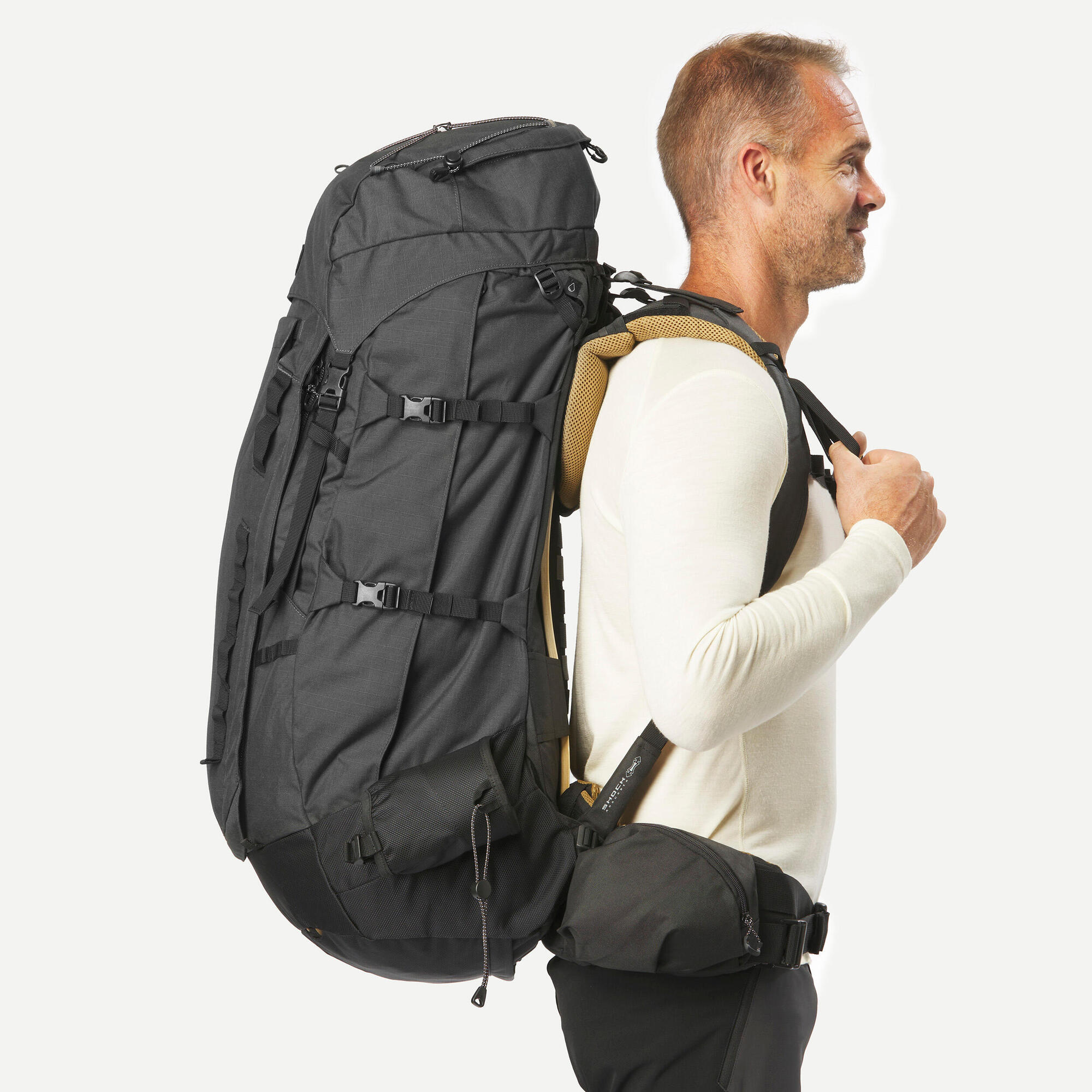 Simond MT900 Symbium2 70+10L Men's Hiking Backpack - Lightweight Trekking Pack for Camping, Mountaineering & Outdoor Adventures