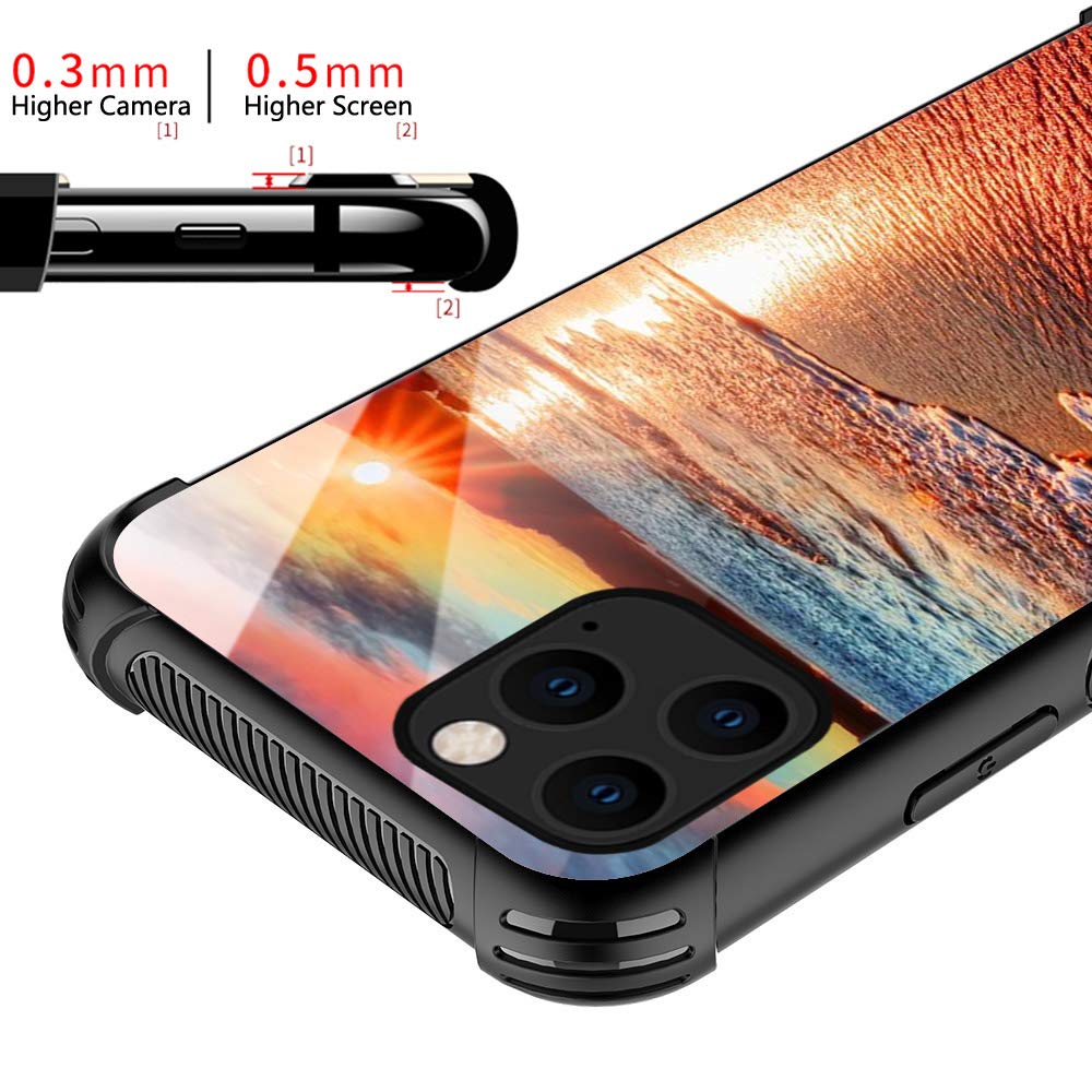 Premium Shockproof iPhone 13 Pro Max Case with Sunset Design - Slim Fit 6.7 Inch Protective Cover | TPU Material, Camera Protection & Lightweight for Women | Perfect for Daily Use, Travel & Outdoor Activities