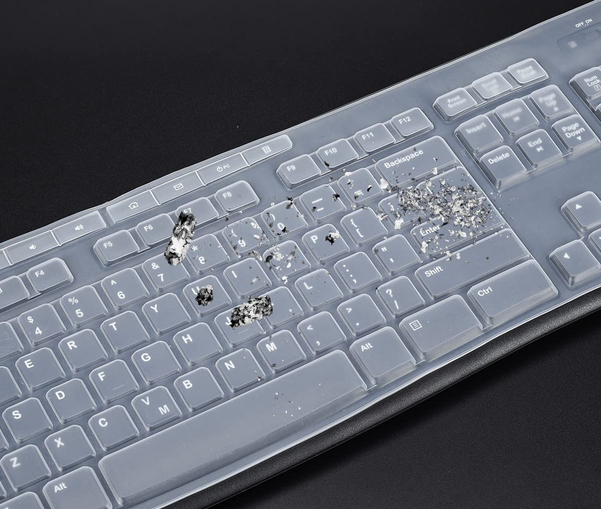 Logitech MK295 MK270 K270 Keyboard Cover - Clear Skin Protector for Office & Home Use