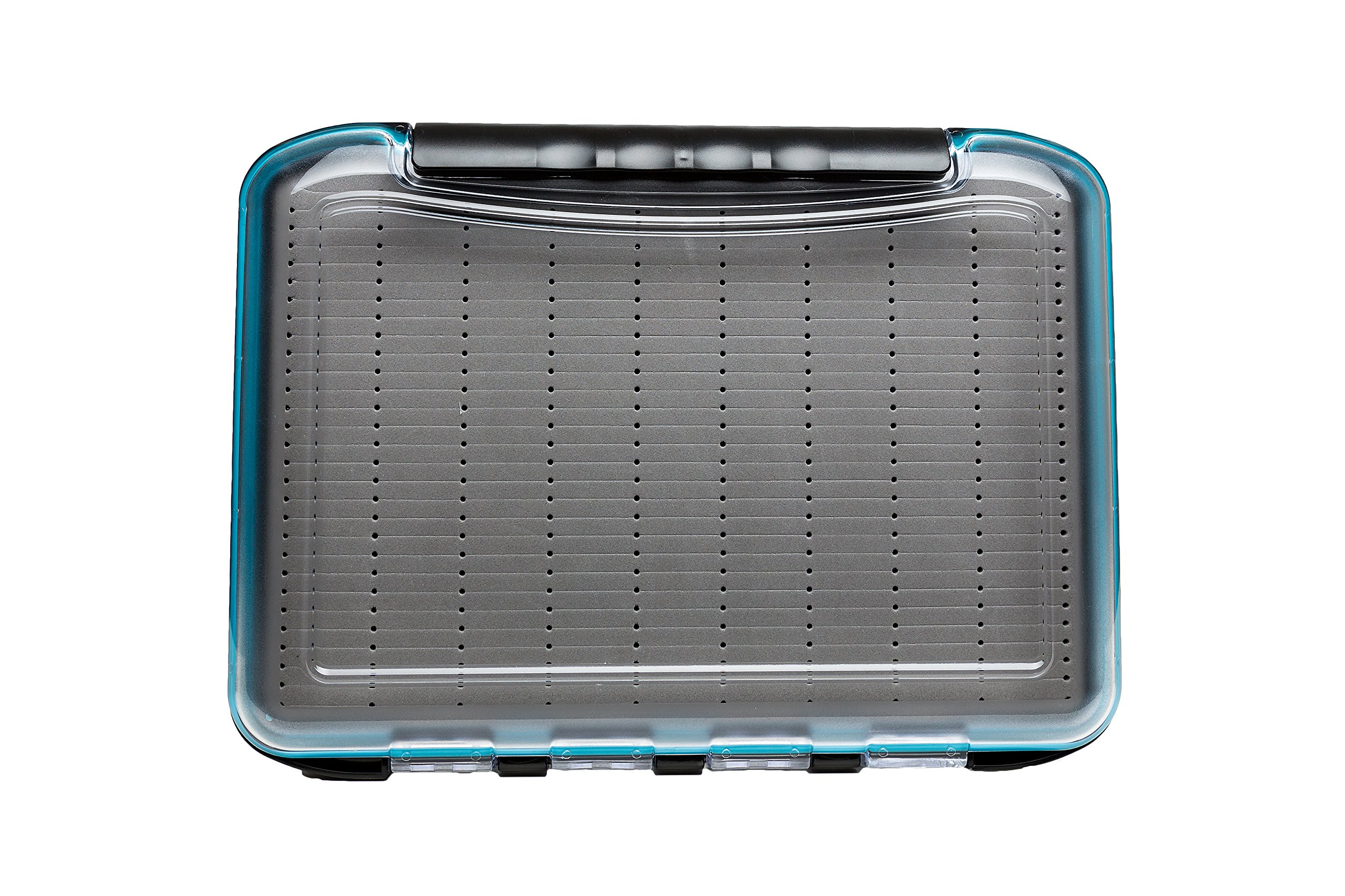 AB68BFB Clear Double Sided Fly Fishing Box - Waterproof Streamer Storage for Fly Tying & Fishing Accessories - Perfect for Outdoor Fishing Trips & Tackle Organization
