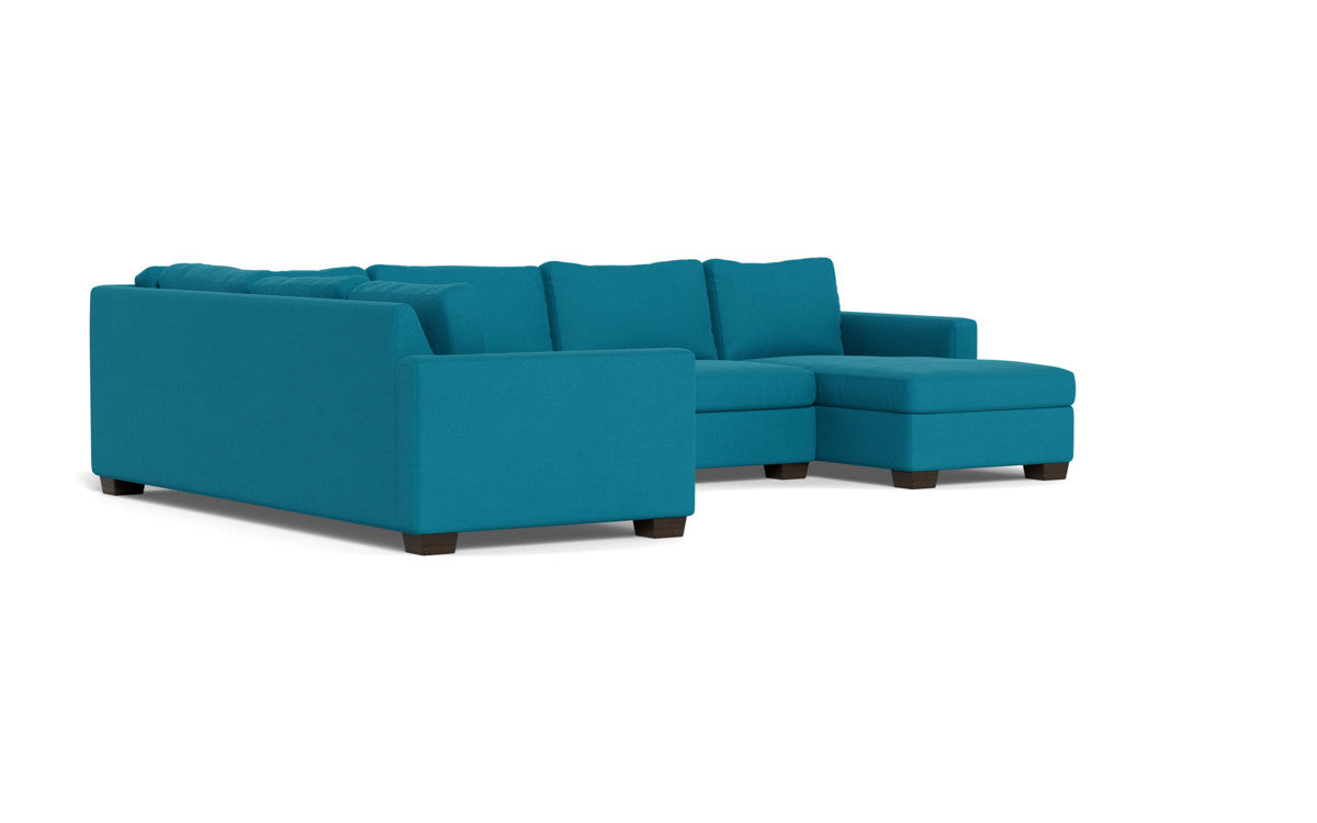 Track 141 Corner Sectional Sofa with Full Sleeper & Right Chaise - Modern L-Shaped Couch for Small Spaces, Living Room, Apartment & Home Theater Comfort