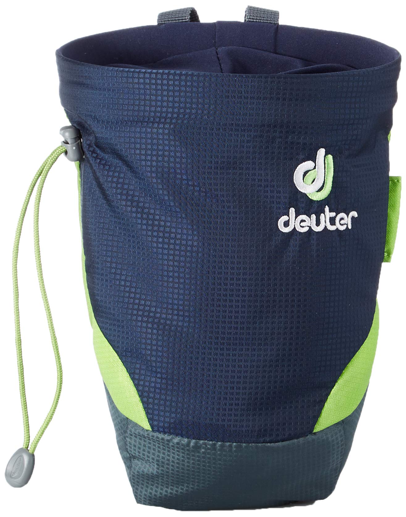 Deuter Gravity Chalk Bag II L - Navy Granite Rock Climbing Chalk Pouch for Bouldering & Gym Training | Secure Belt Loop & Spill-Proof Design
