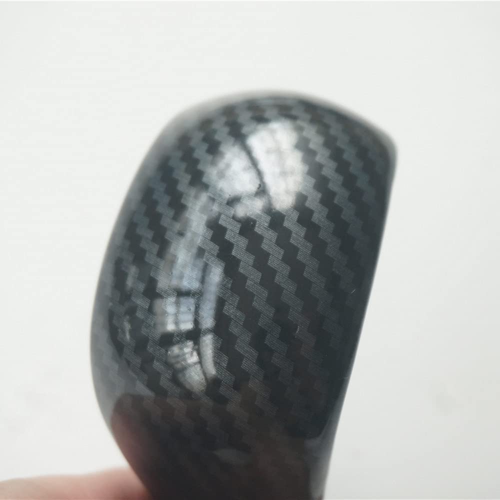 Carbon Fiber Gear Shift Knob & Steering Wheel Trim for Mazda 3 CX-30 CX-50 2020-2023 Models - Sporty Interior Upgrade for Enhanced Driving Experience